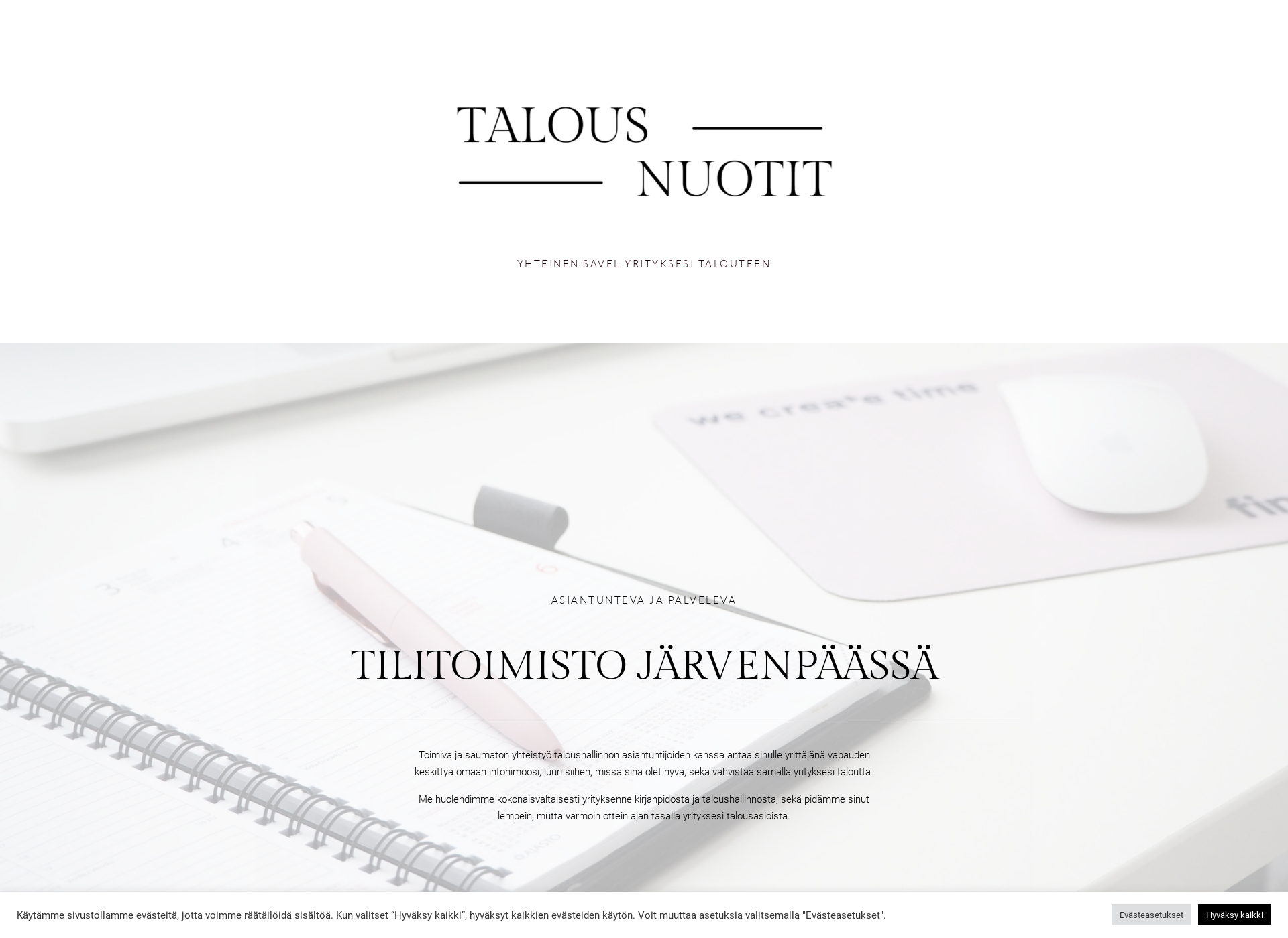 Screenshot for talousnuotit.fi