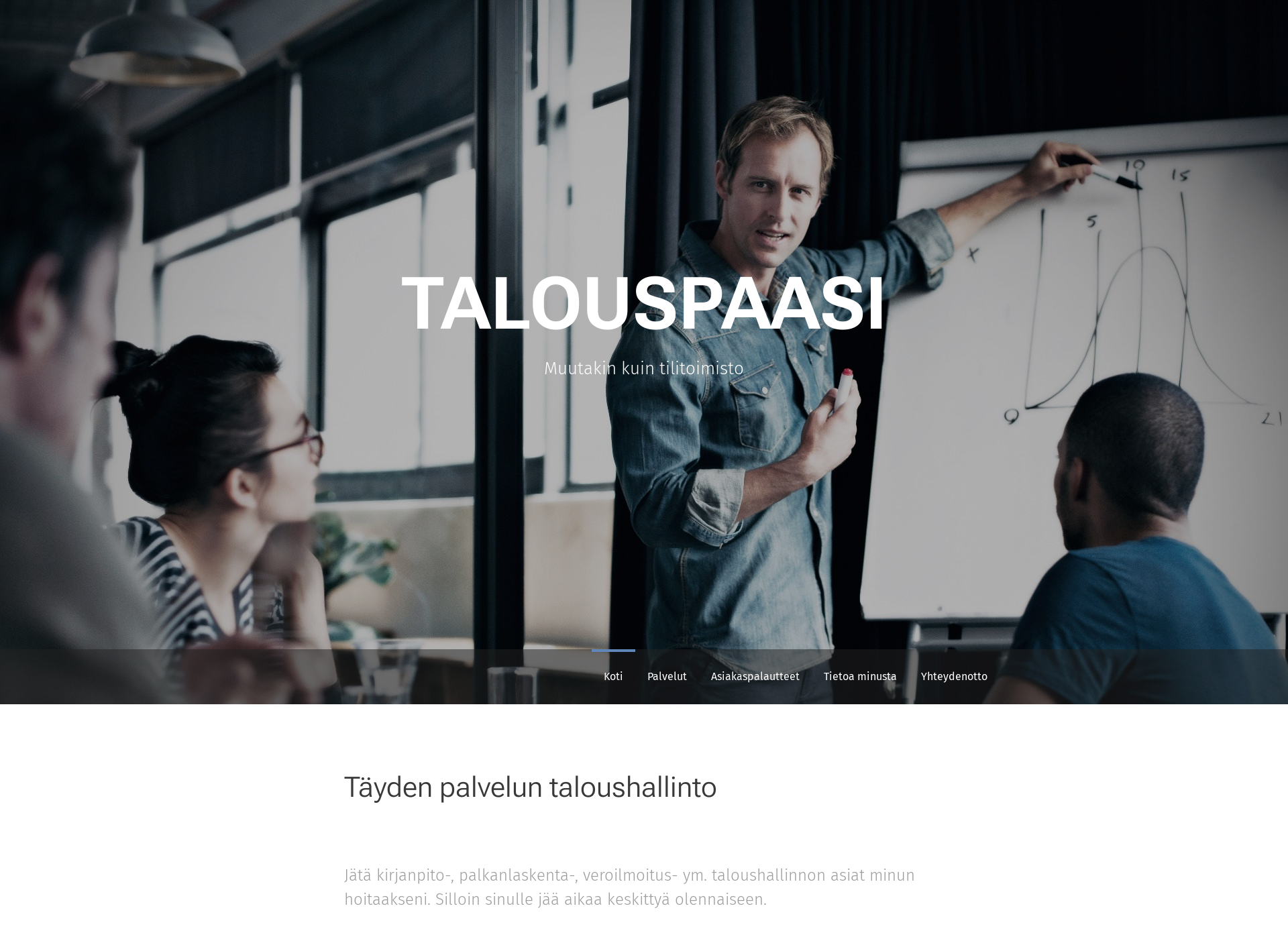 Screenshot for talouspaasi.fi