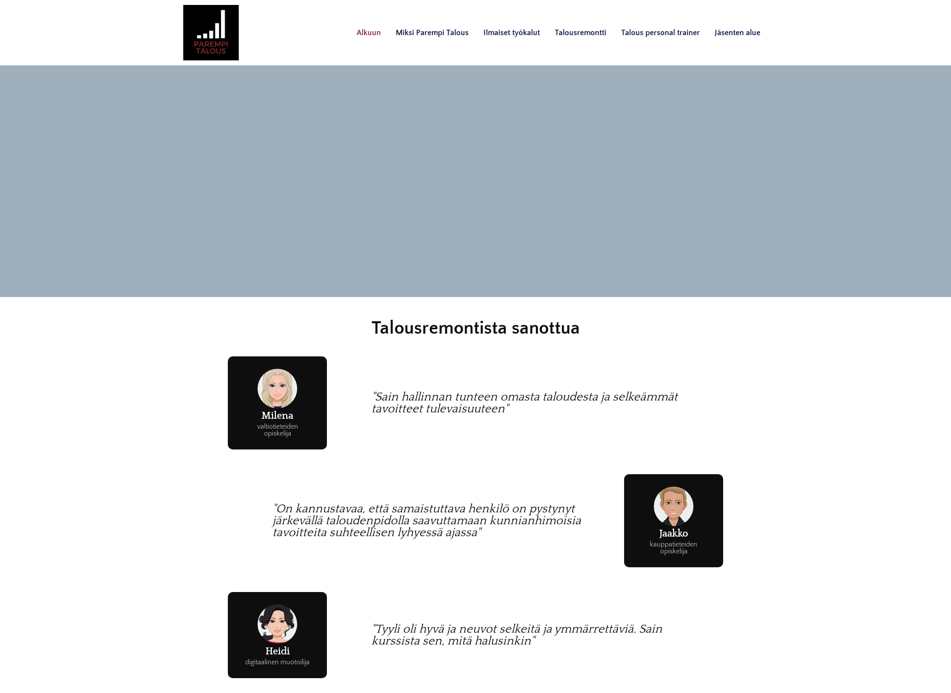Screenshot for talousremontti.fi