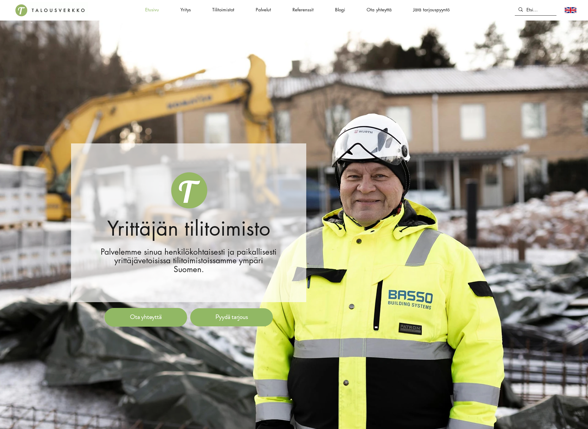 Skärmdump för talousverkko.fi