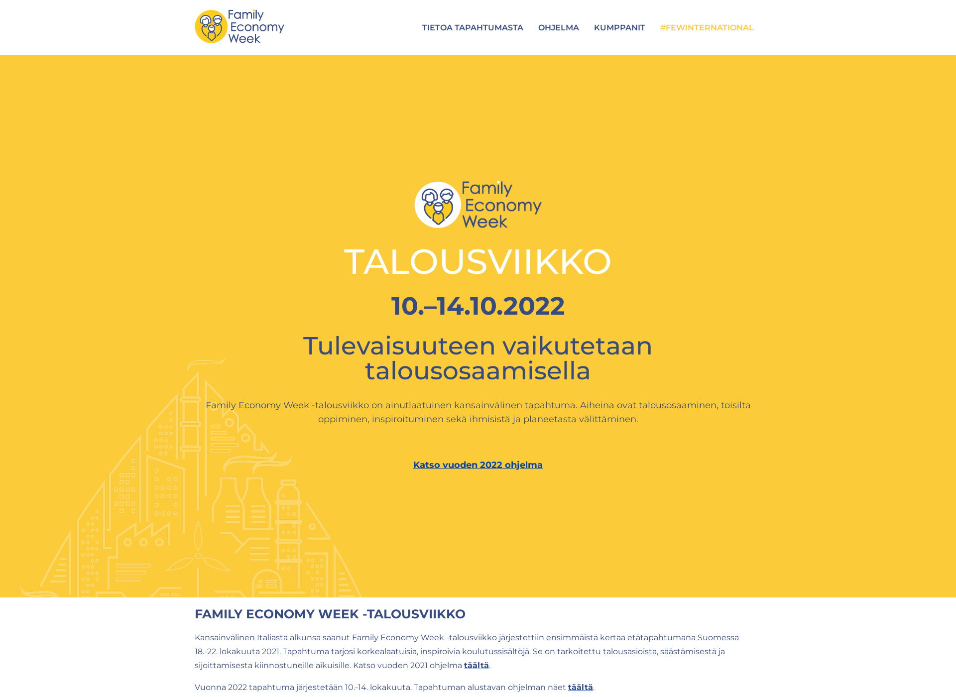 Screenshot for talousviikko.fi