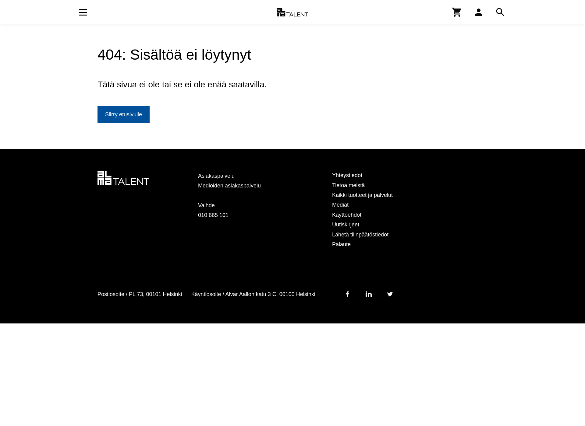 Screenshot for taloyhtiöpäättäjät.fi