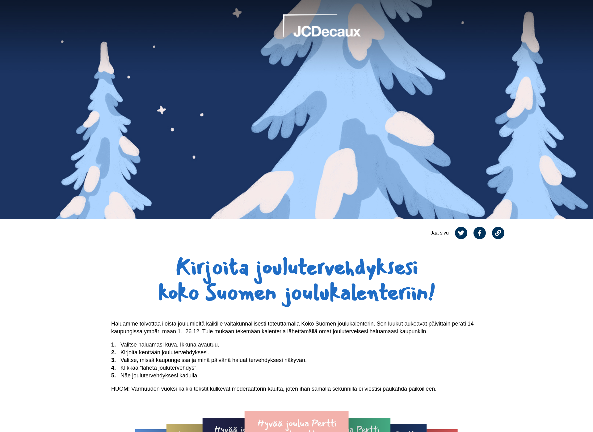 Screenshot for talventervehdys.fi