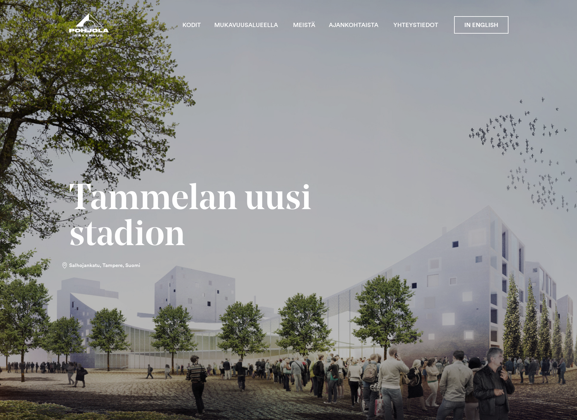 Screenshot for tammelanstadion.fi