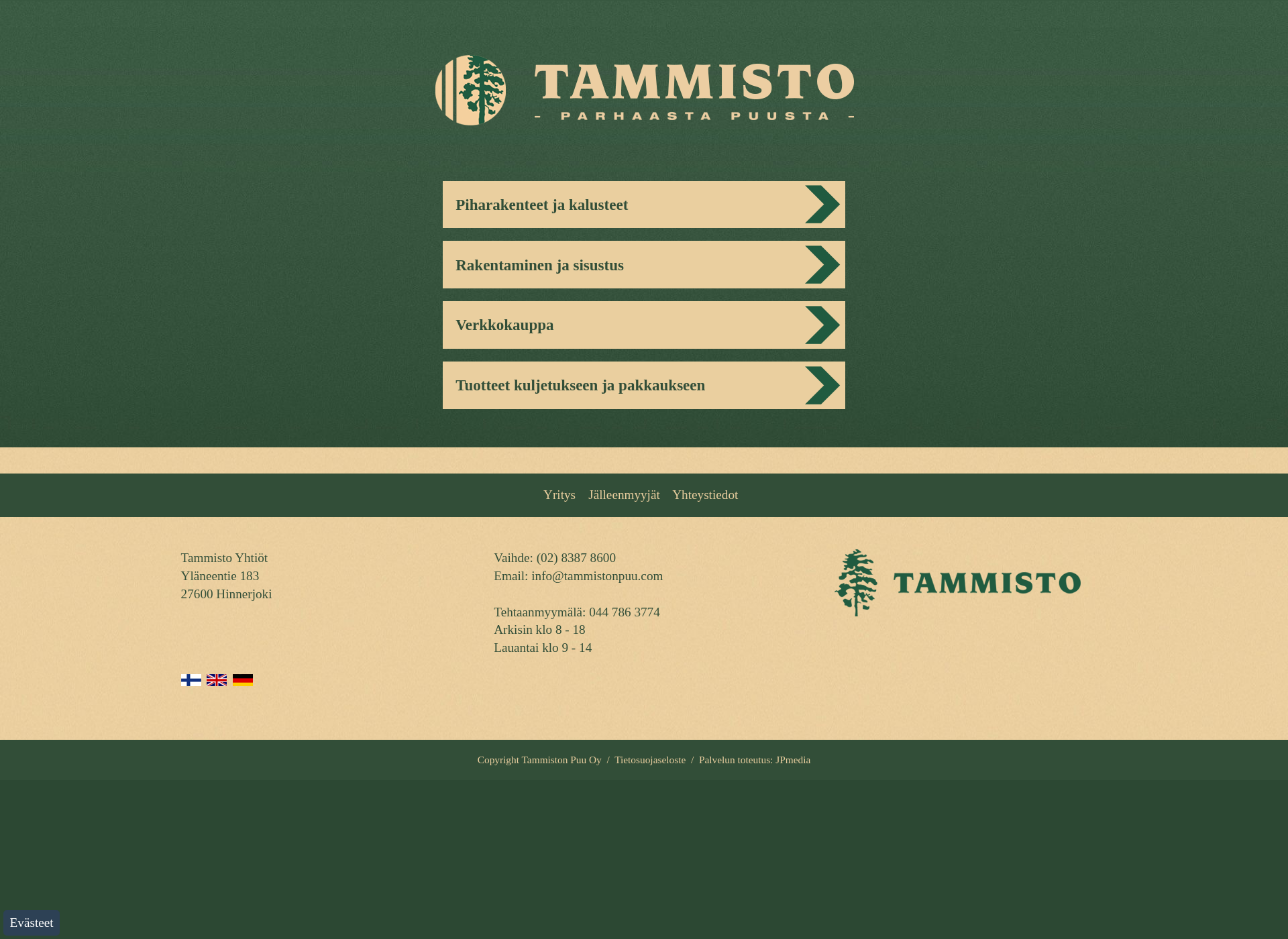 Screenshot for tammistonpuu.com
