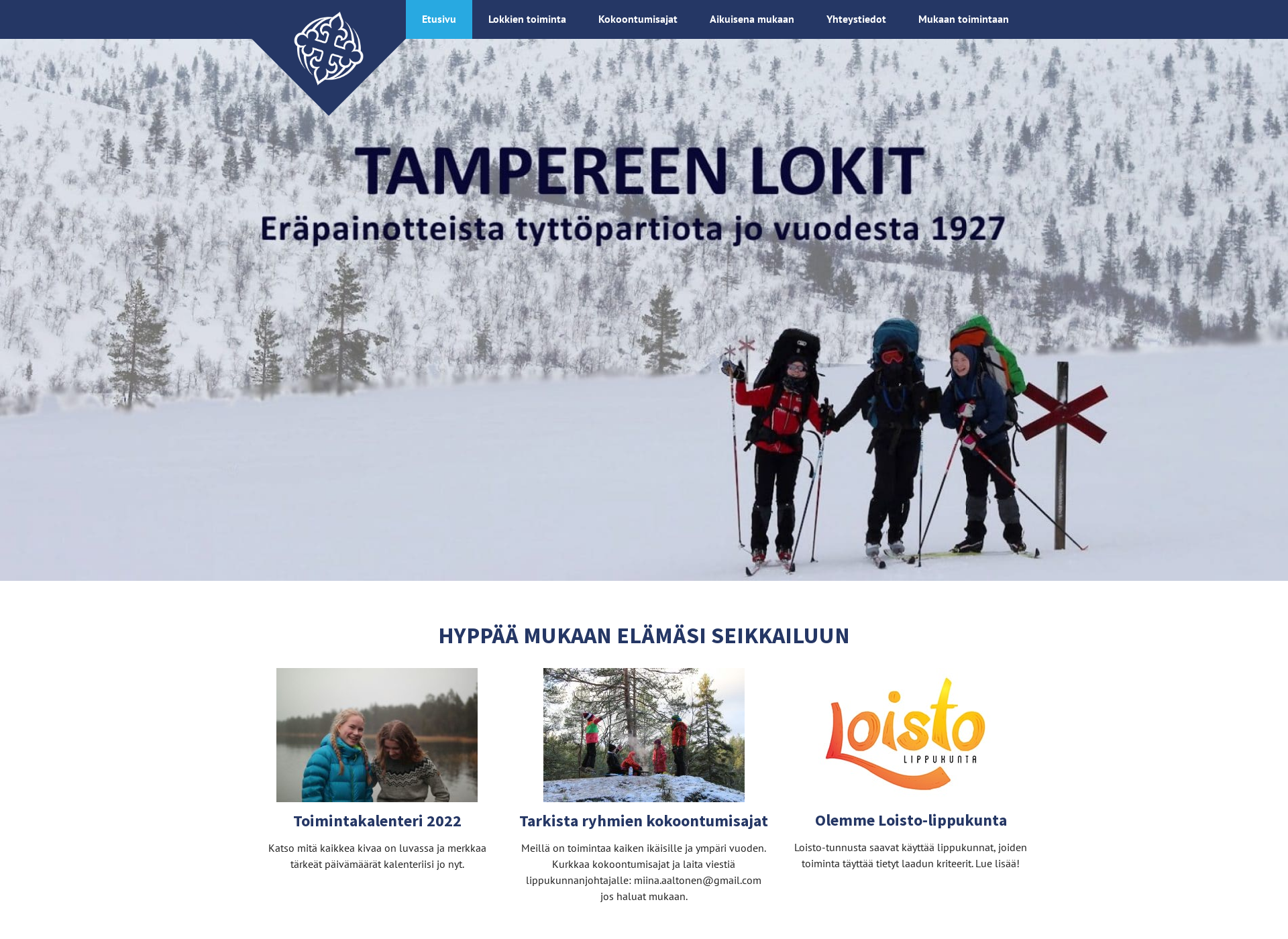 Screenshot for tampereenlokit.fi