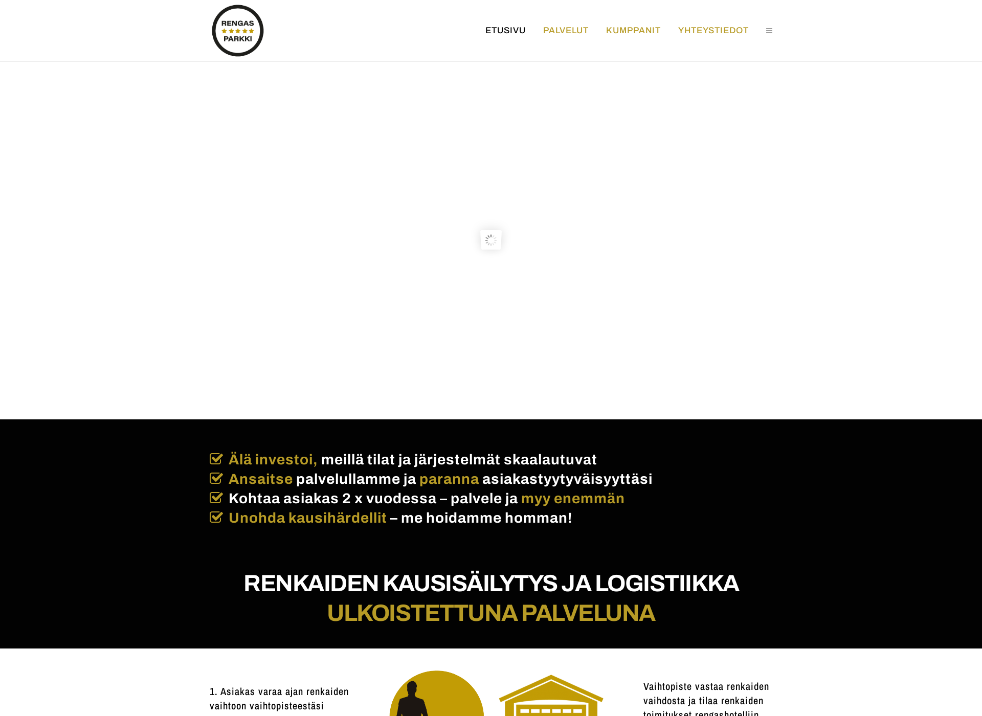 Screenshot for tampereenrengasparkki.fi