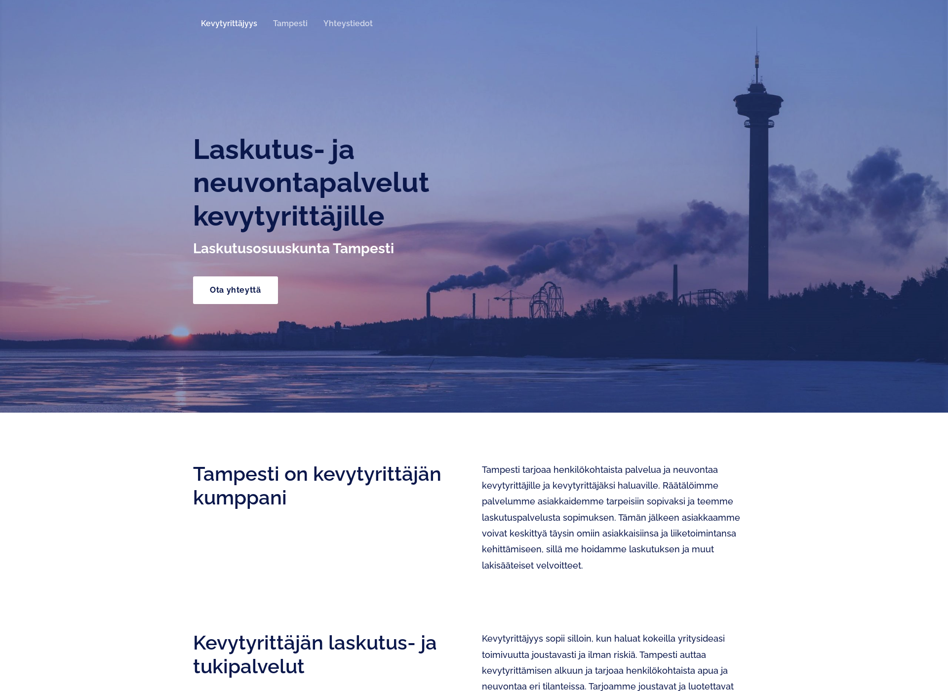 Screenshot for tampesti.fi