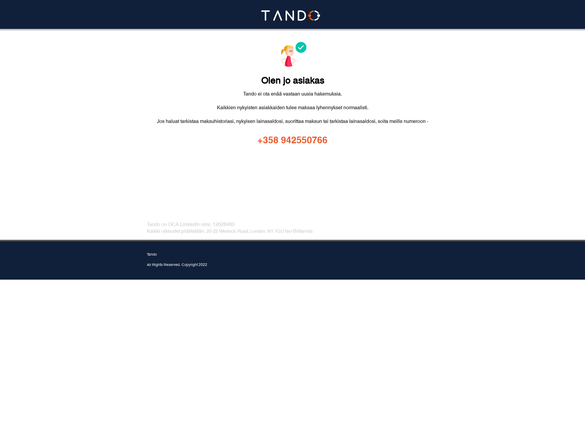 Screenshot for tandolaina.fi