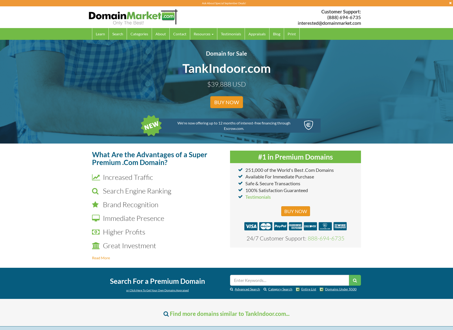 Screenshot for tankindoor.com