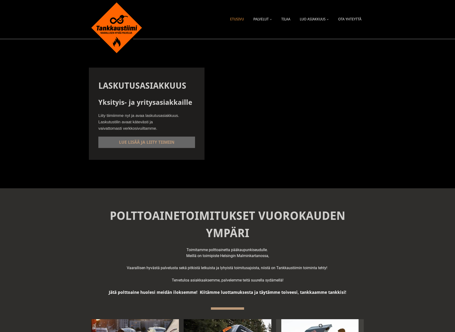 Screenshot for tankkaustarinat.fi