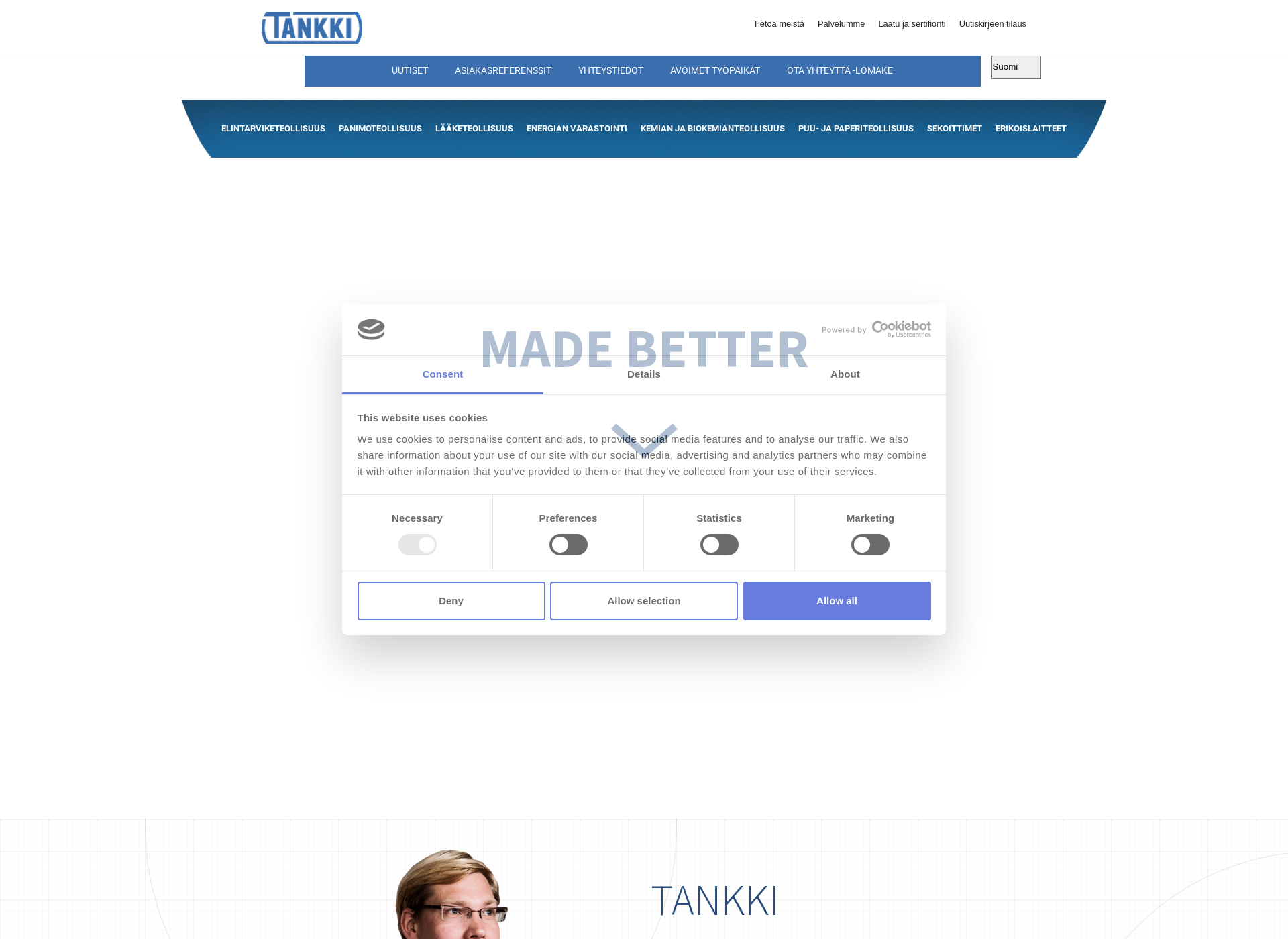 Screenshot for tankki.fi