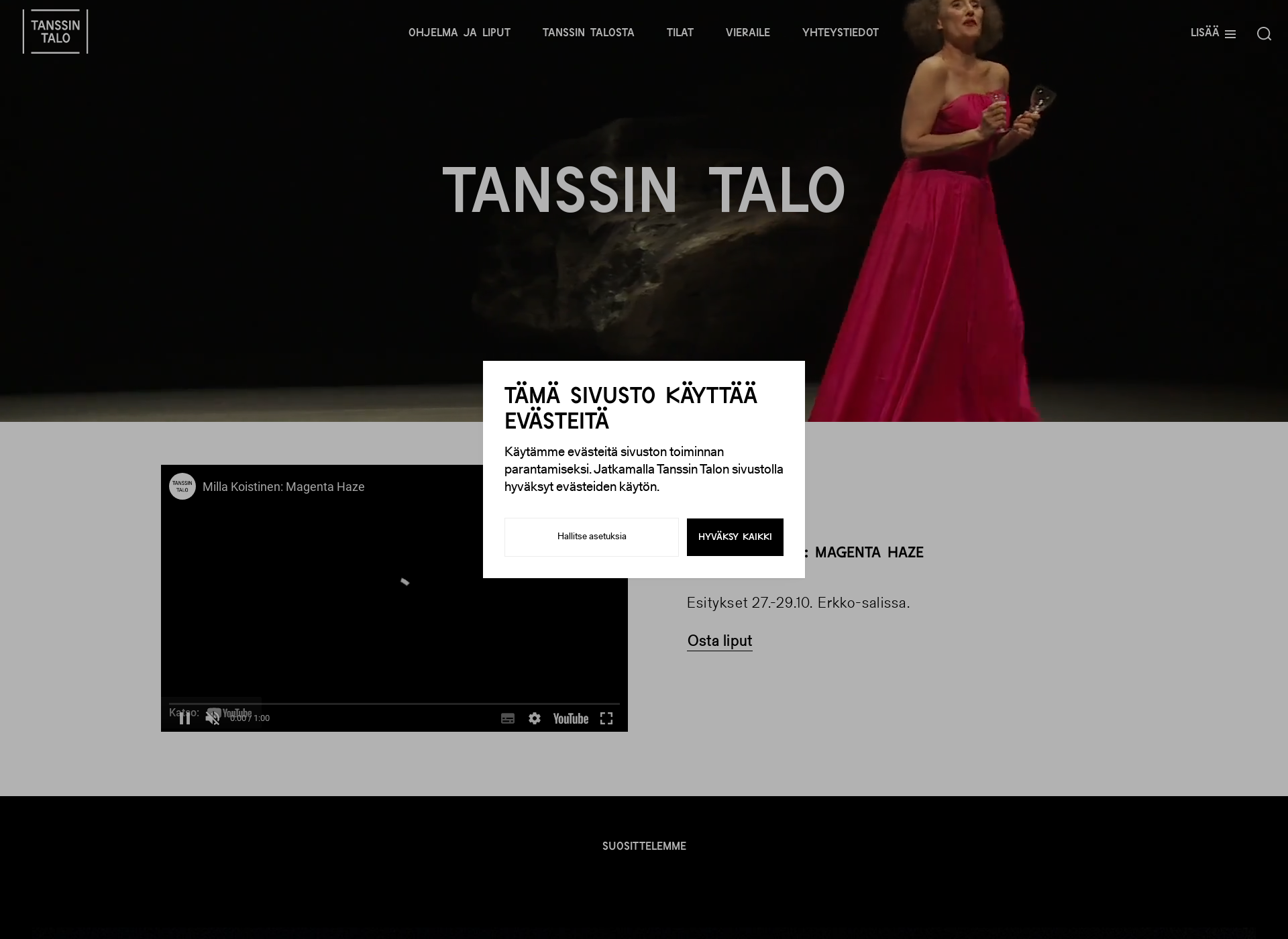 Screenshot for tanssintalo.fi