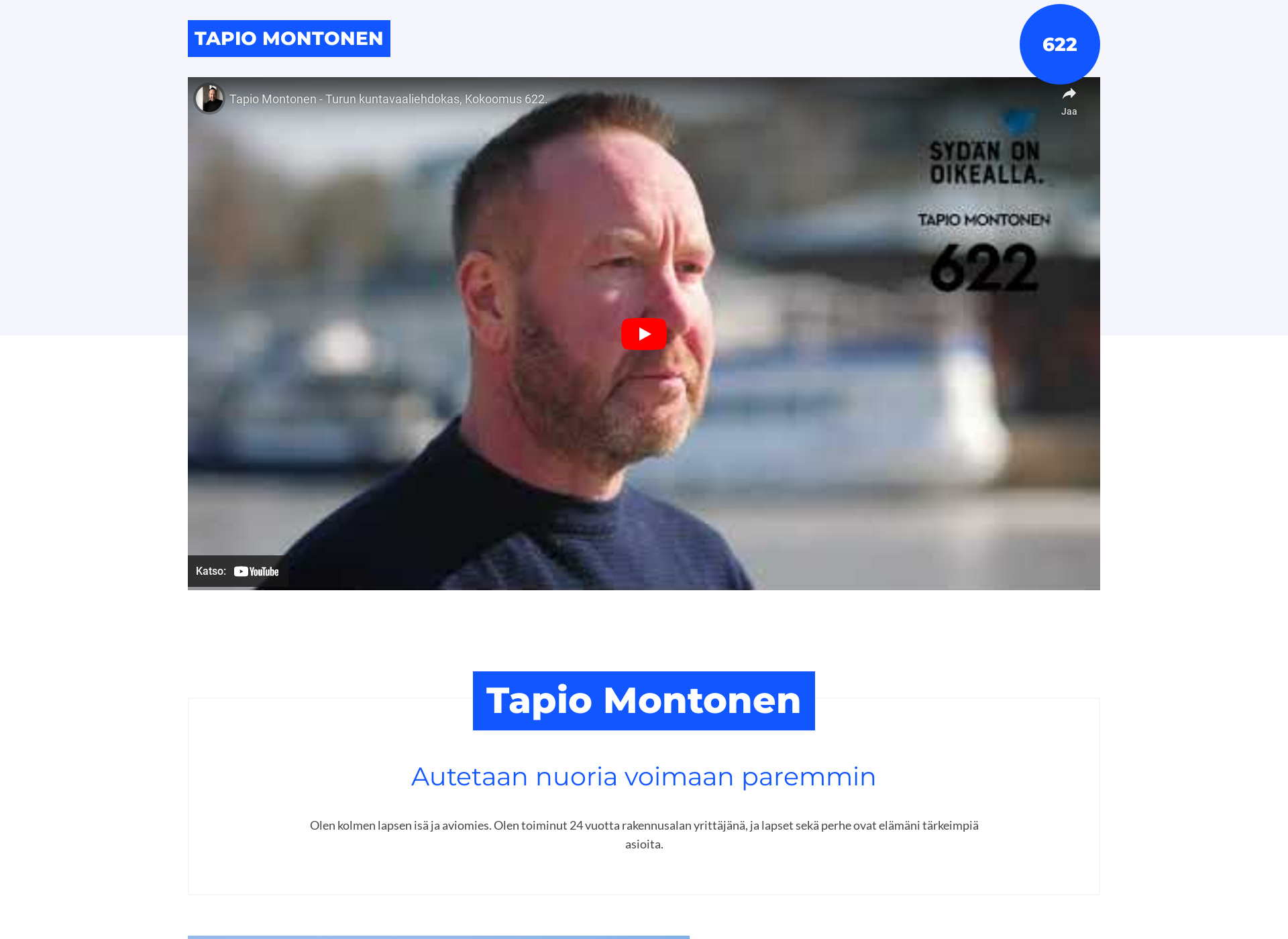 Screenshot for tapiomontonen.fi