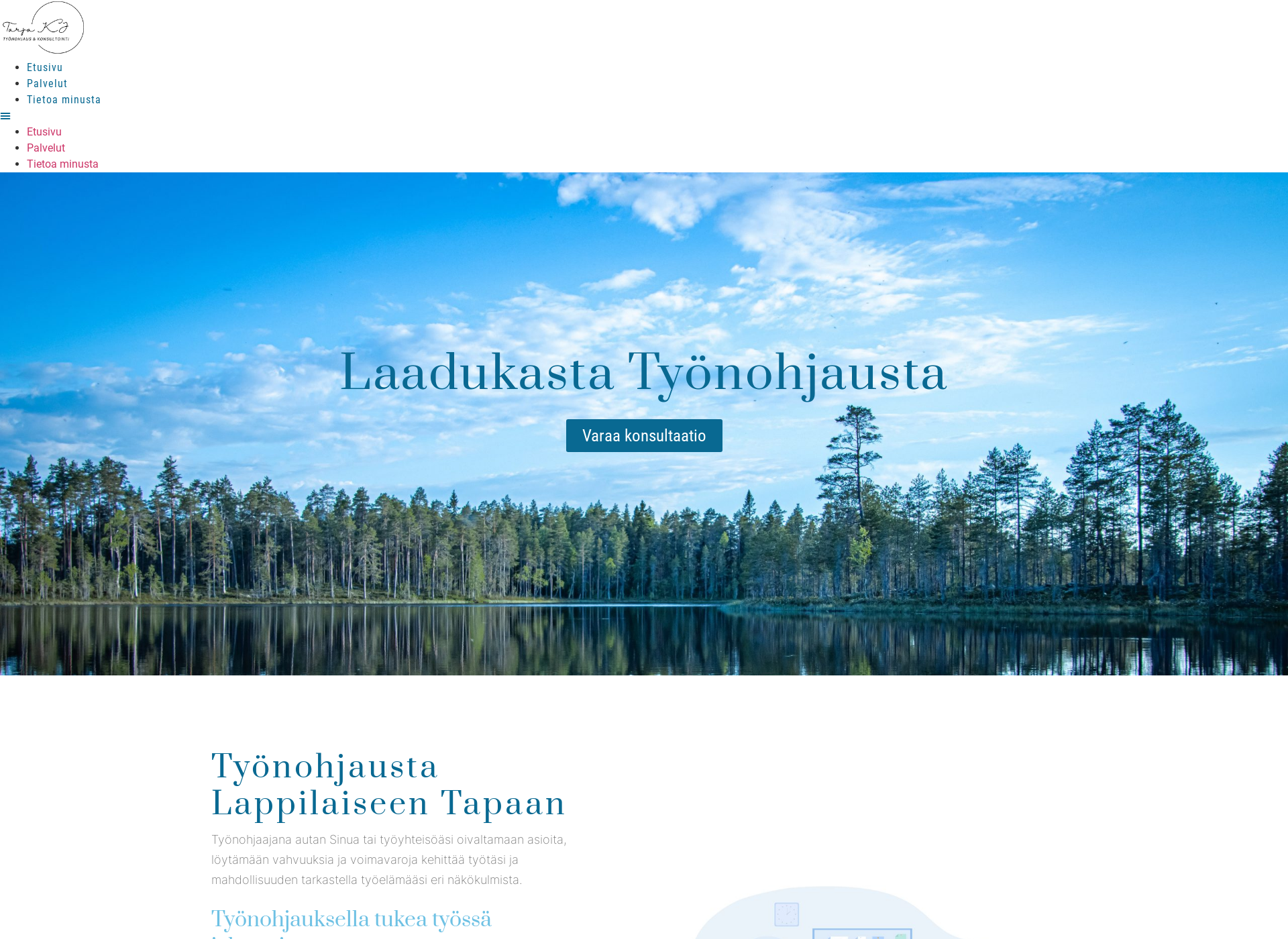 Skärmdump för tarjakj.fi