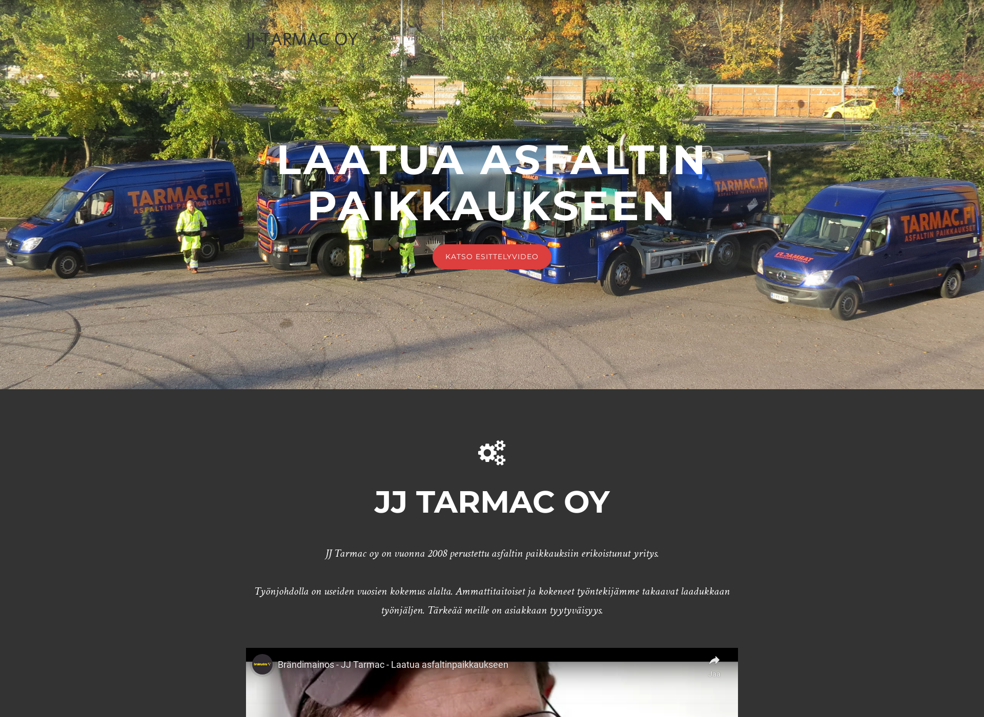 Screenshot for tarmac.fi