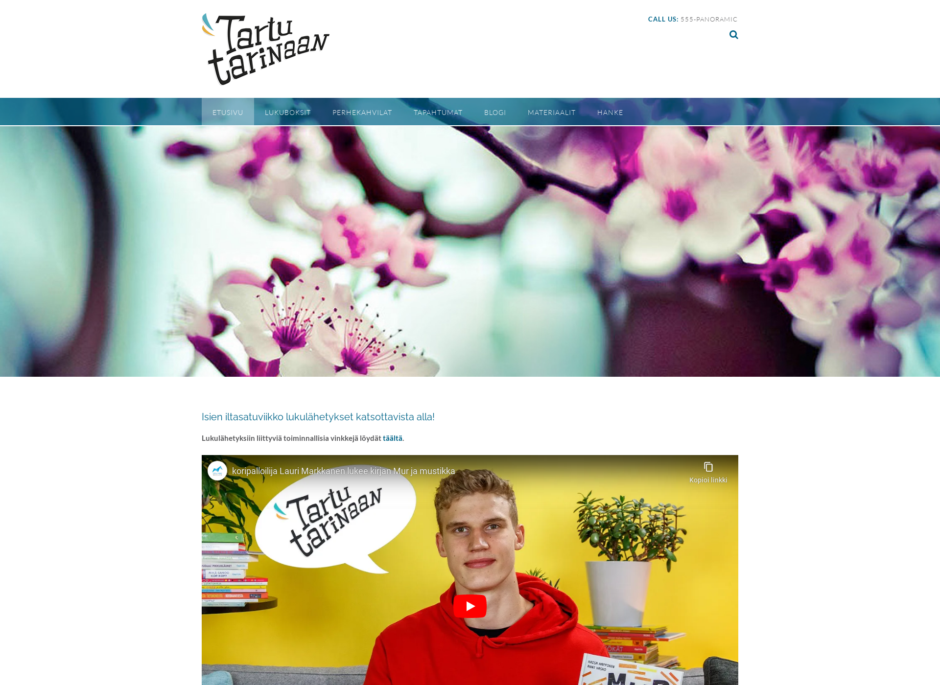 Screenshot for tartutarinaan.fi