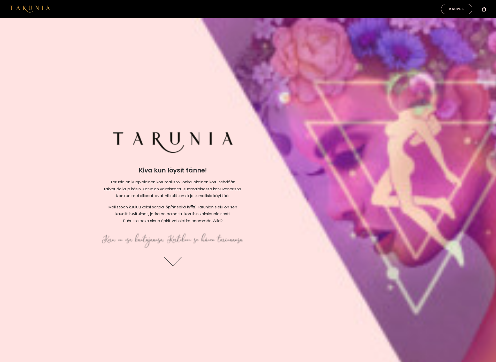 Screenshot for tarunia.fi