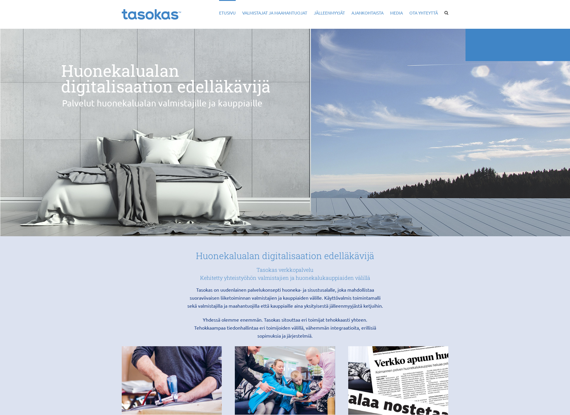 Screenshot for tasokas.fi