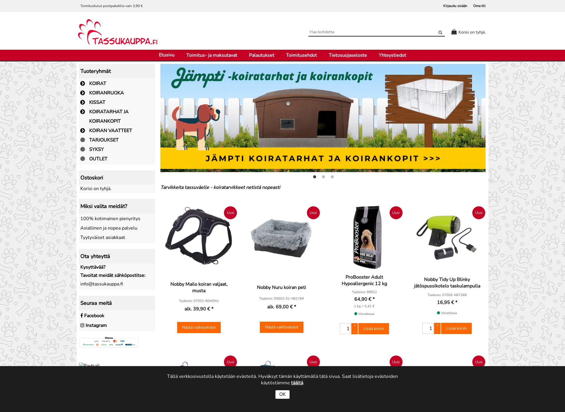 Screenshot for tassukauppa.fi
