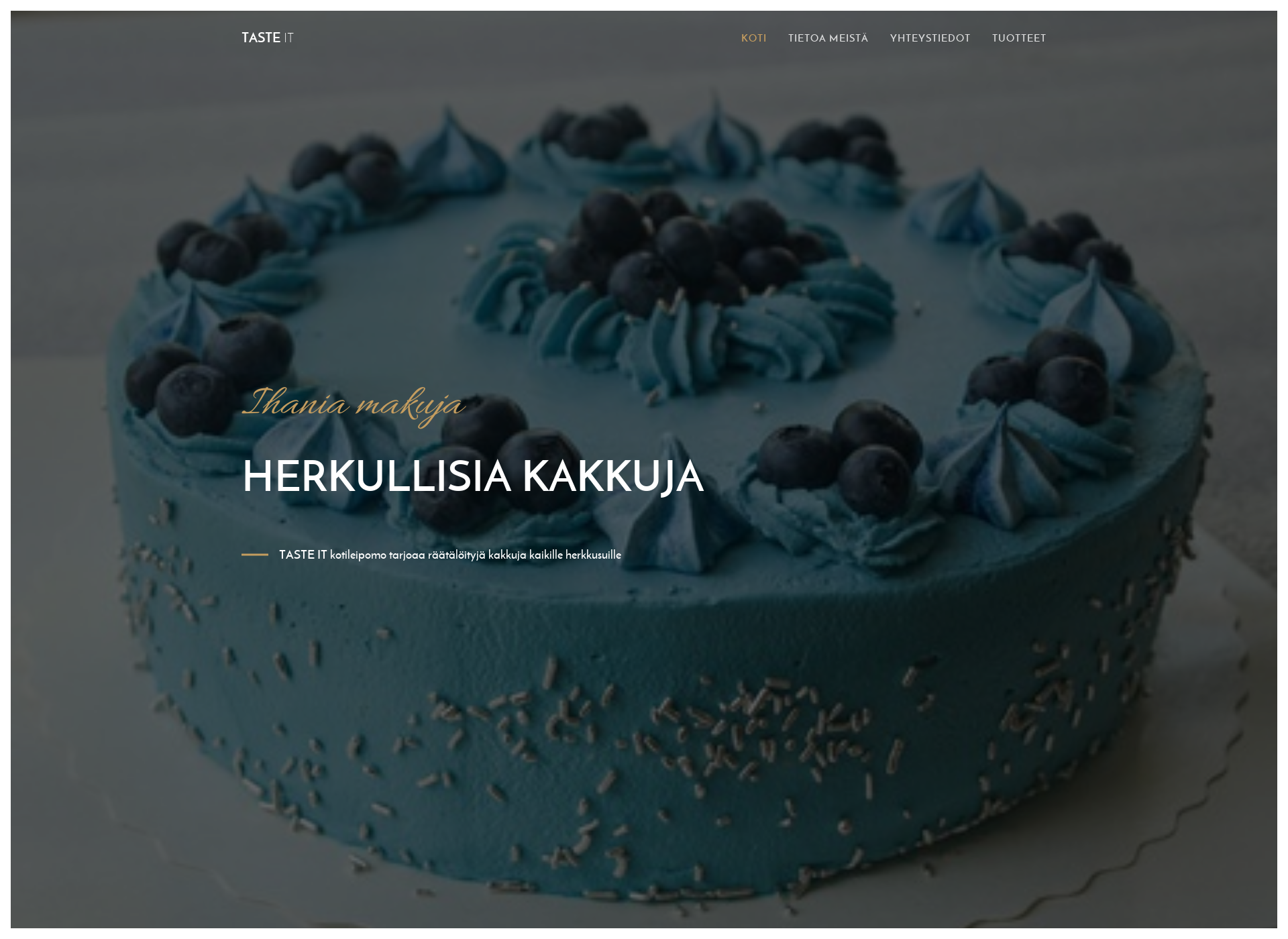 Screenshot for tasteit.fi