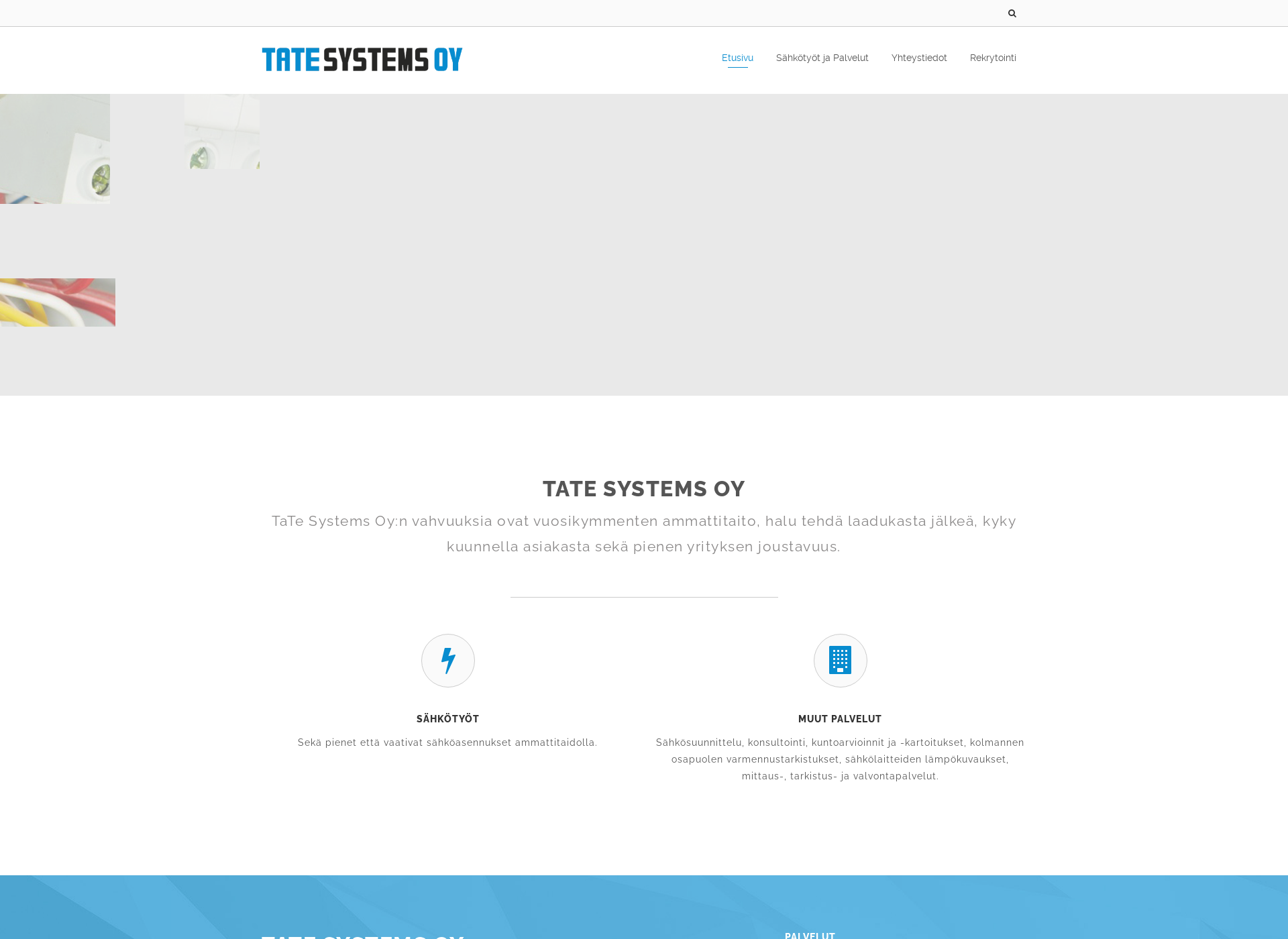 Screenshot for tatesystems.fi