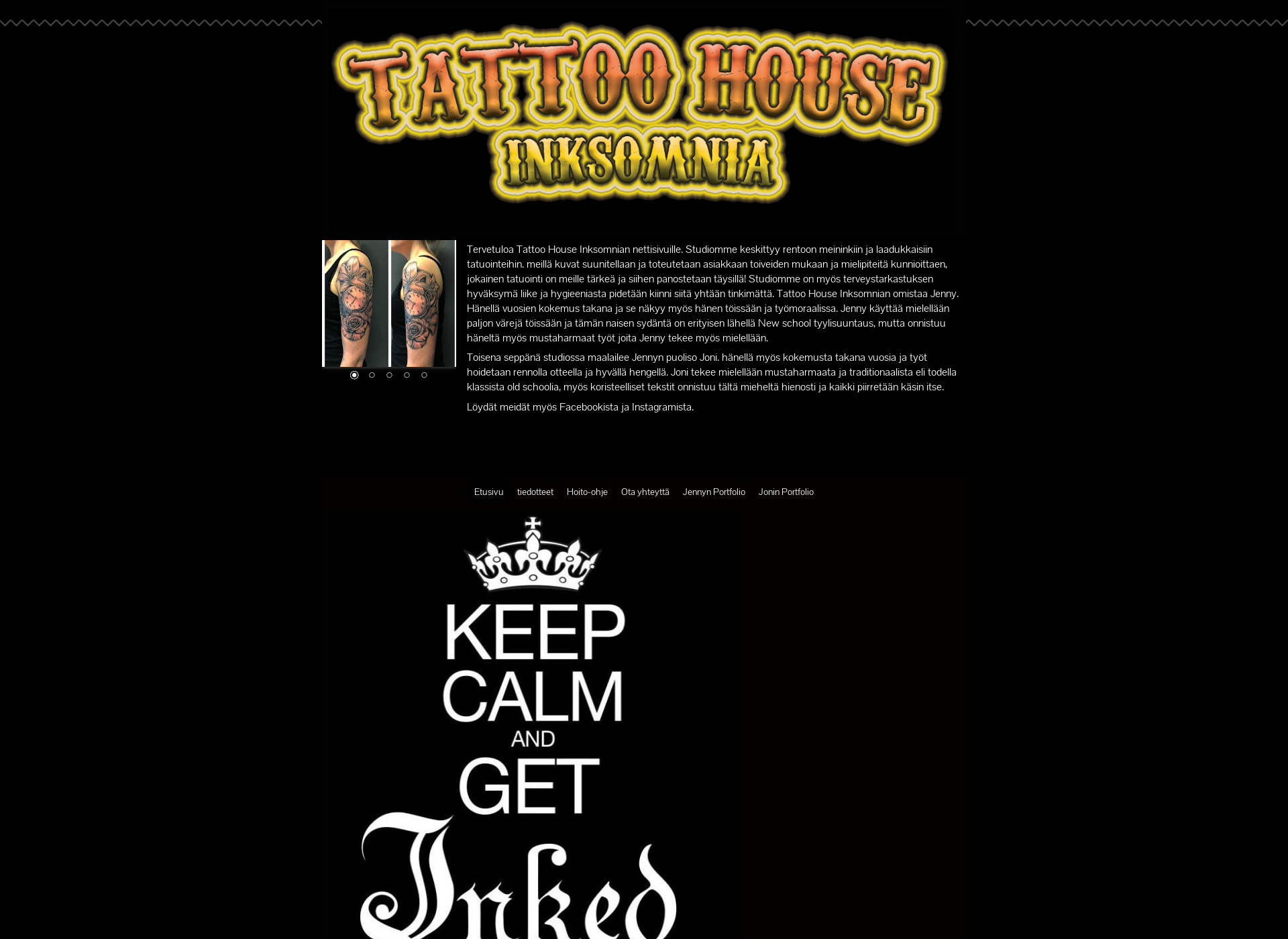 Näyttökuva tattoohouse.fi