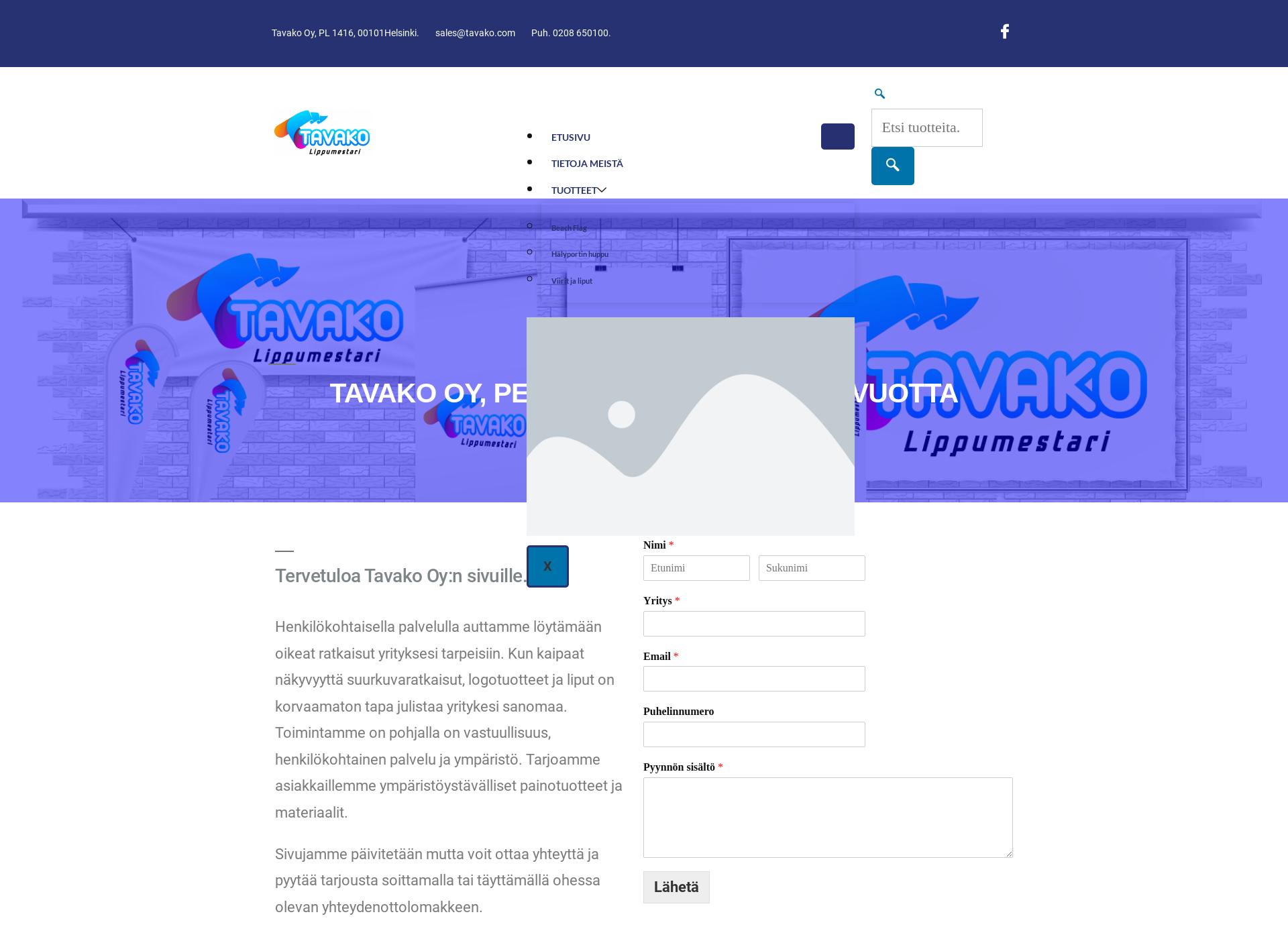 Screenshot for tavako.com