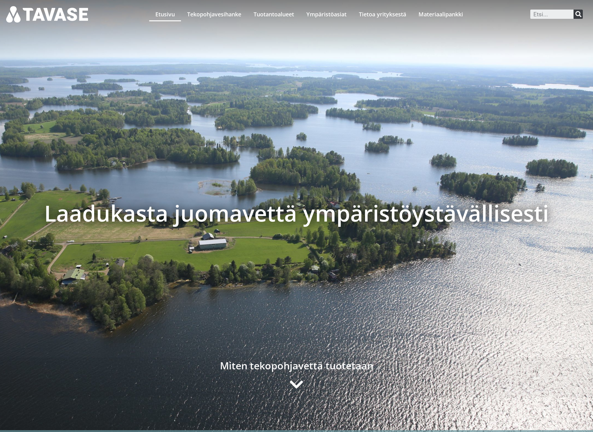 Screenshot for tavase.fi