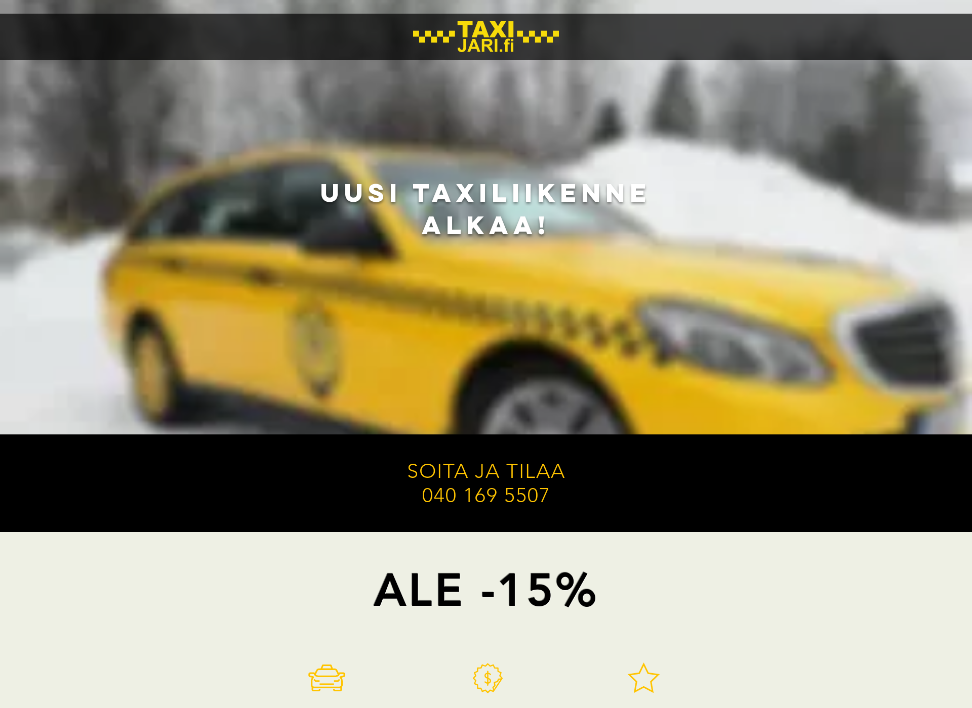 Näyttökuva taxijari.fi