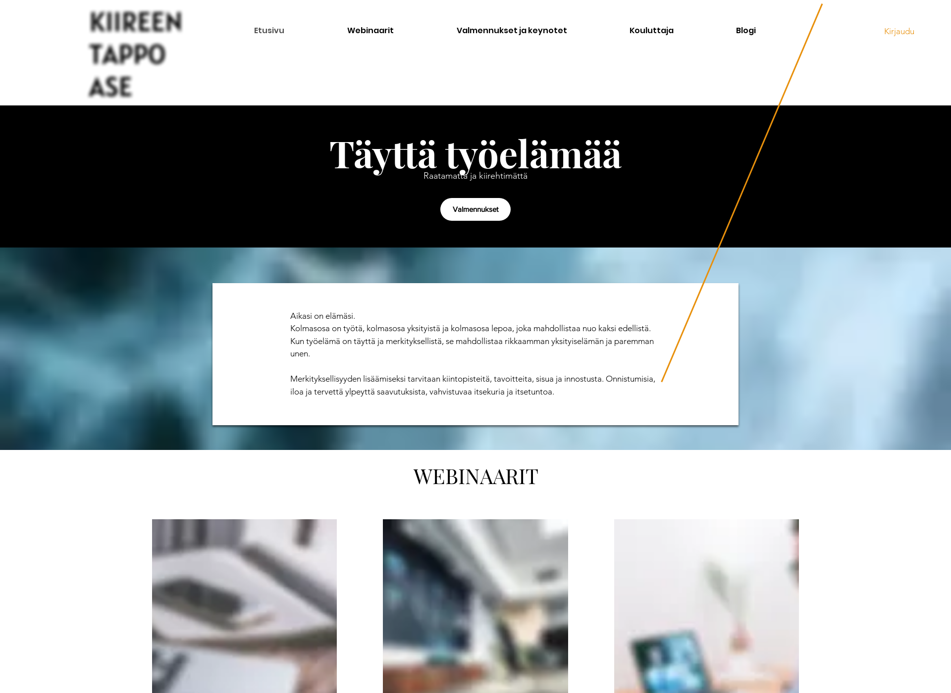 Screenshot for tayttatyoelamaa.fi