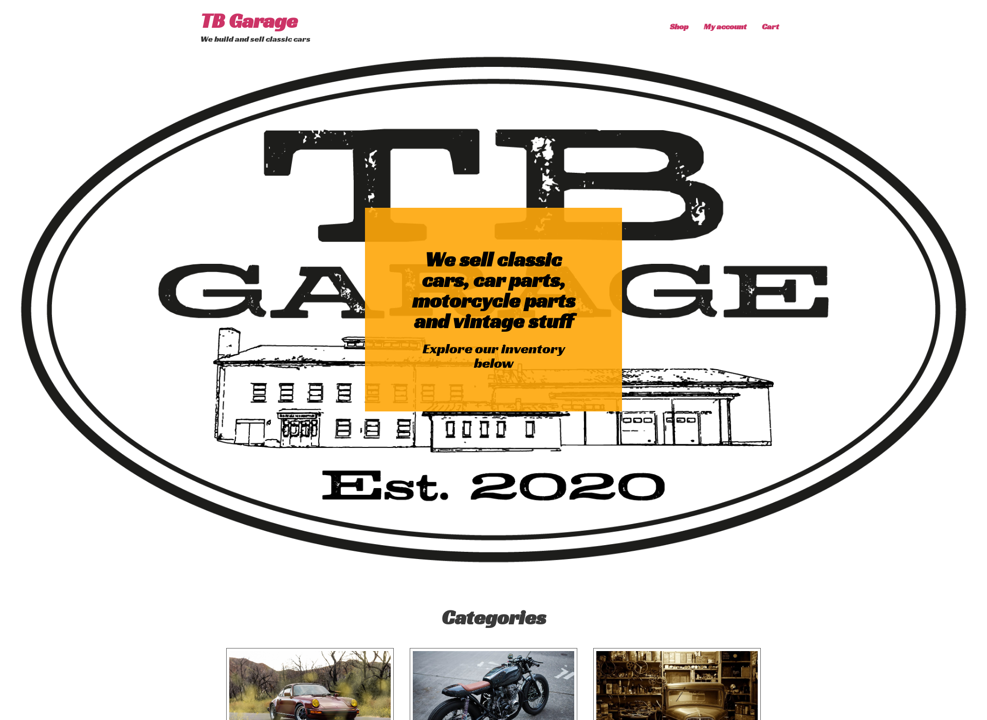 Screenshot for tb-garage.fi