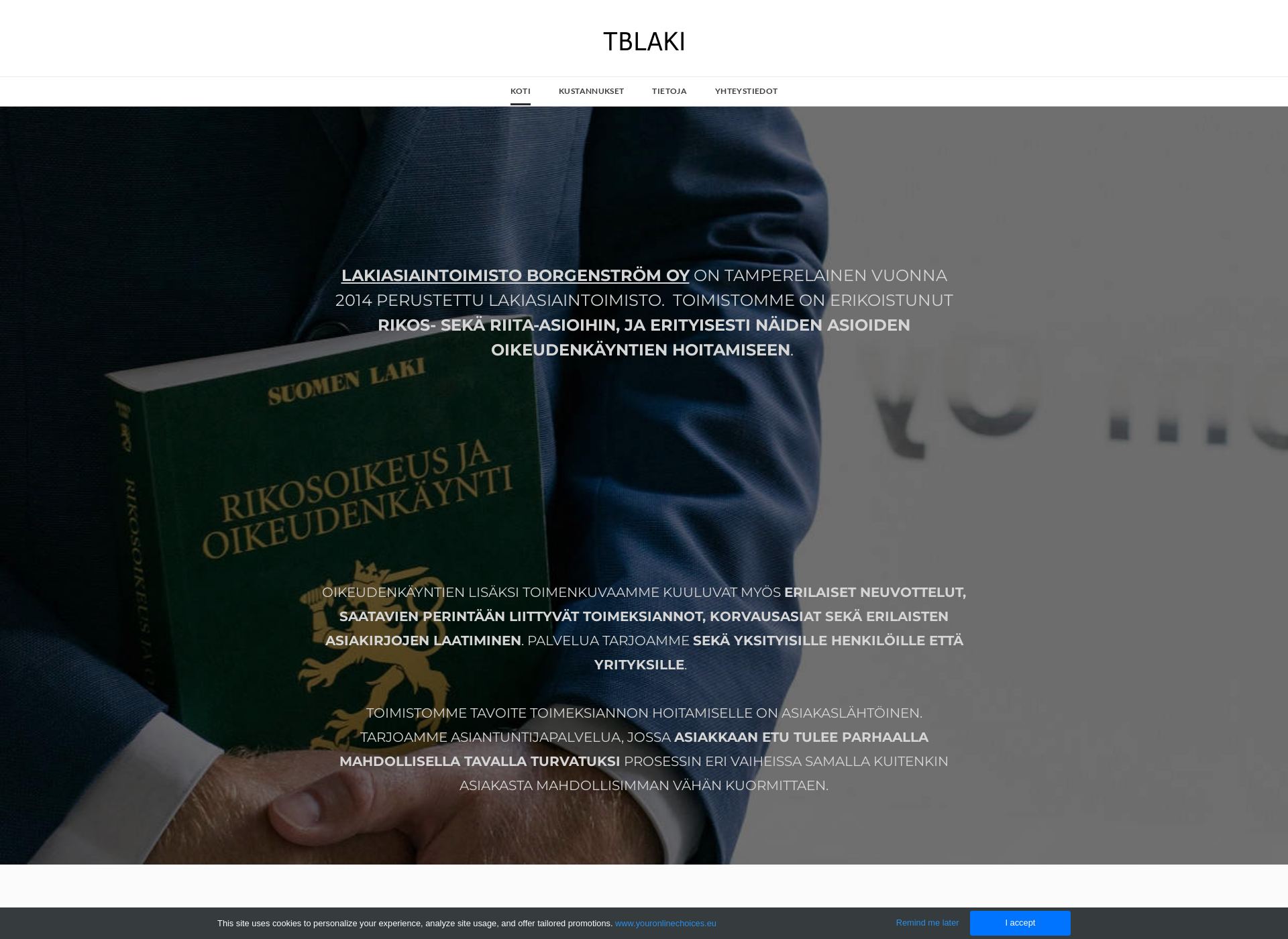 Screenshot for tblaki.fi