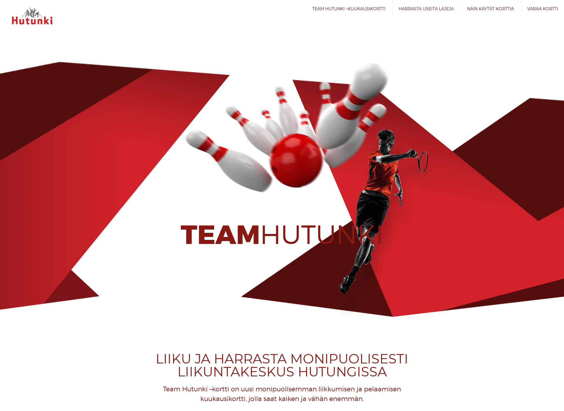 Screenshot for teamhutunki.fi