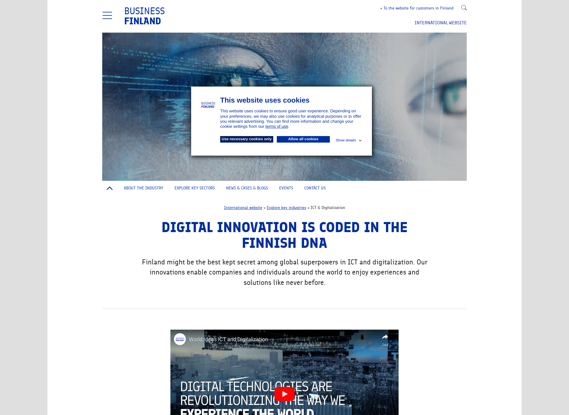 Skärmdump för techhubfinland.fi