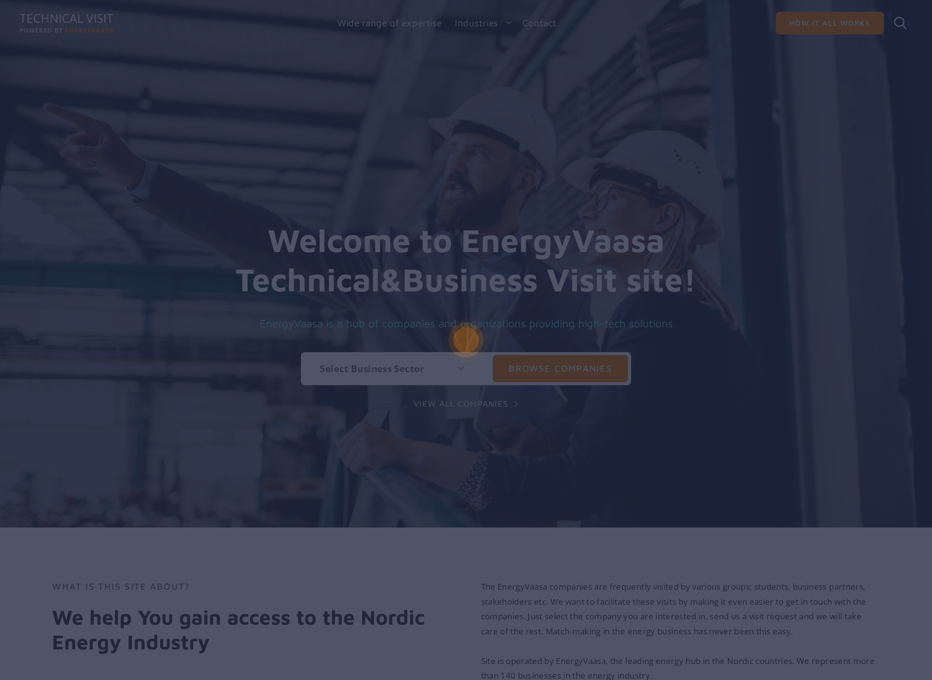 Screenshot for technicalbusinessvaasa.fi