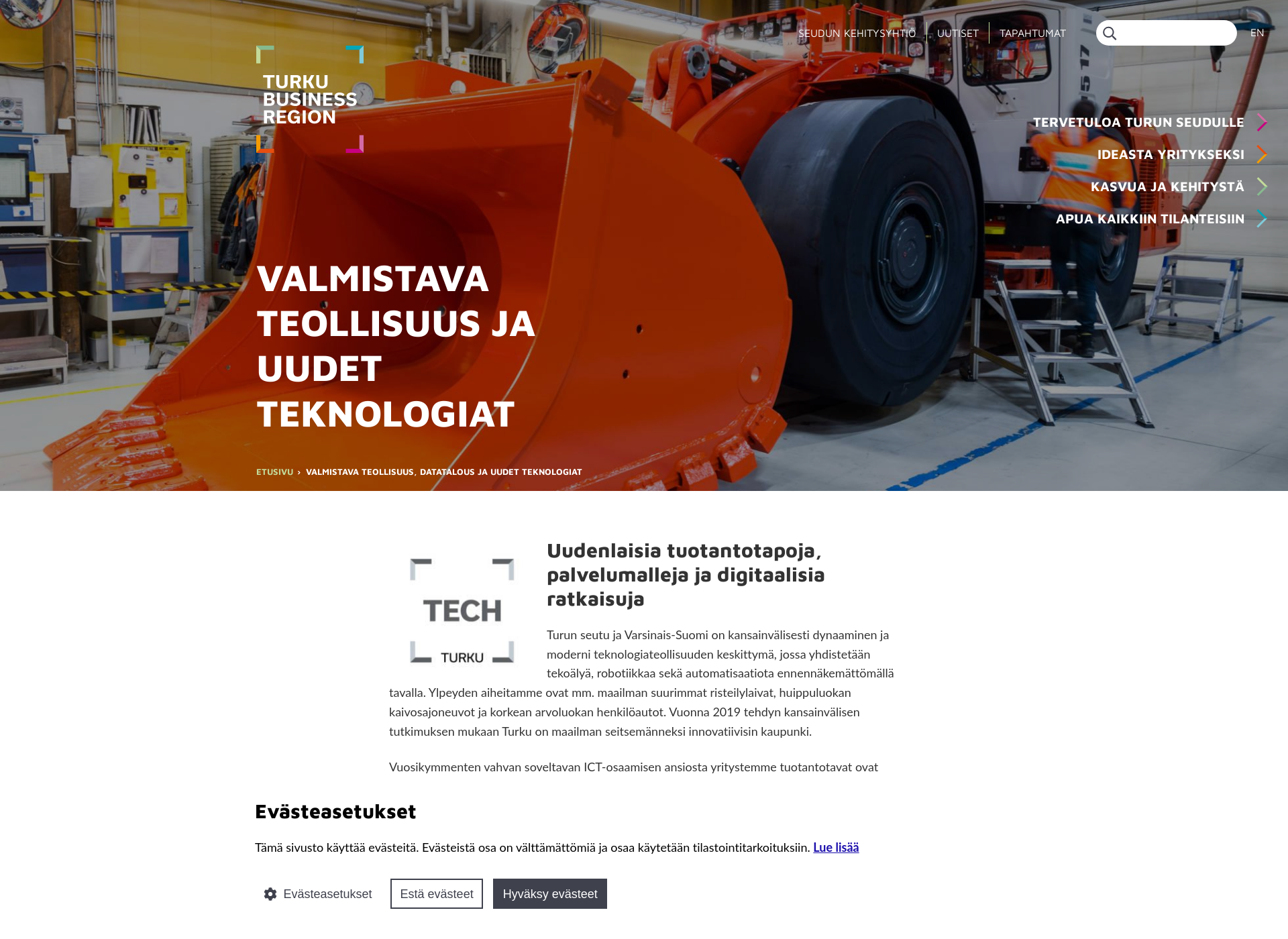 Näyttökuva techturku.fi