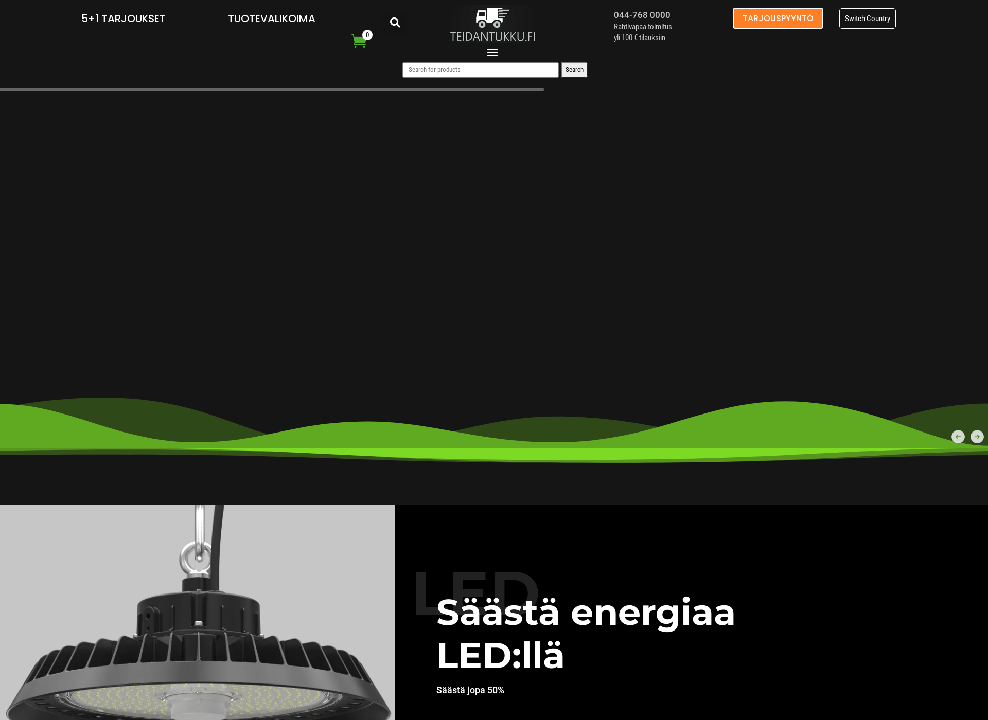 Screenshot for teidantukku.fi