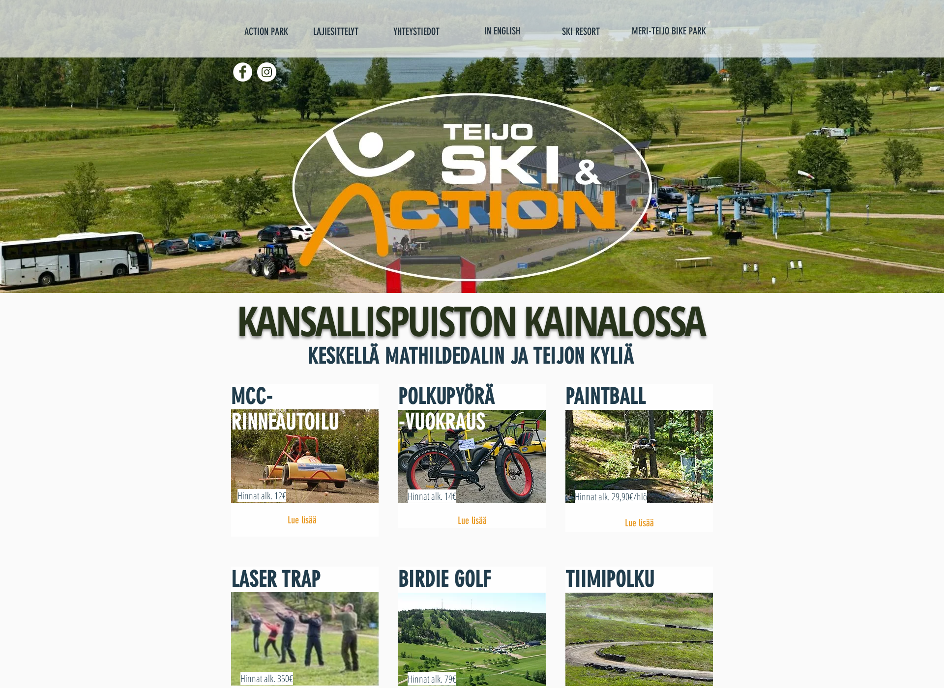 Skärmdump för teijoski.fi
