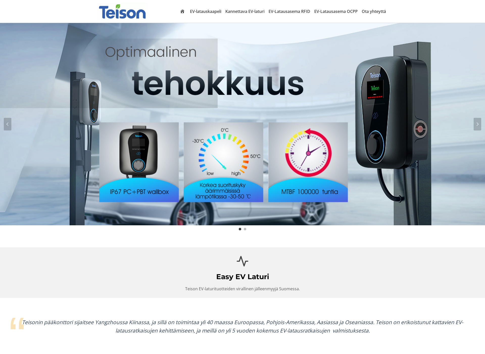 Screenshot for teison.fi