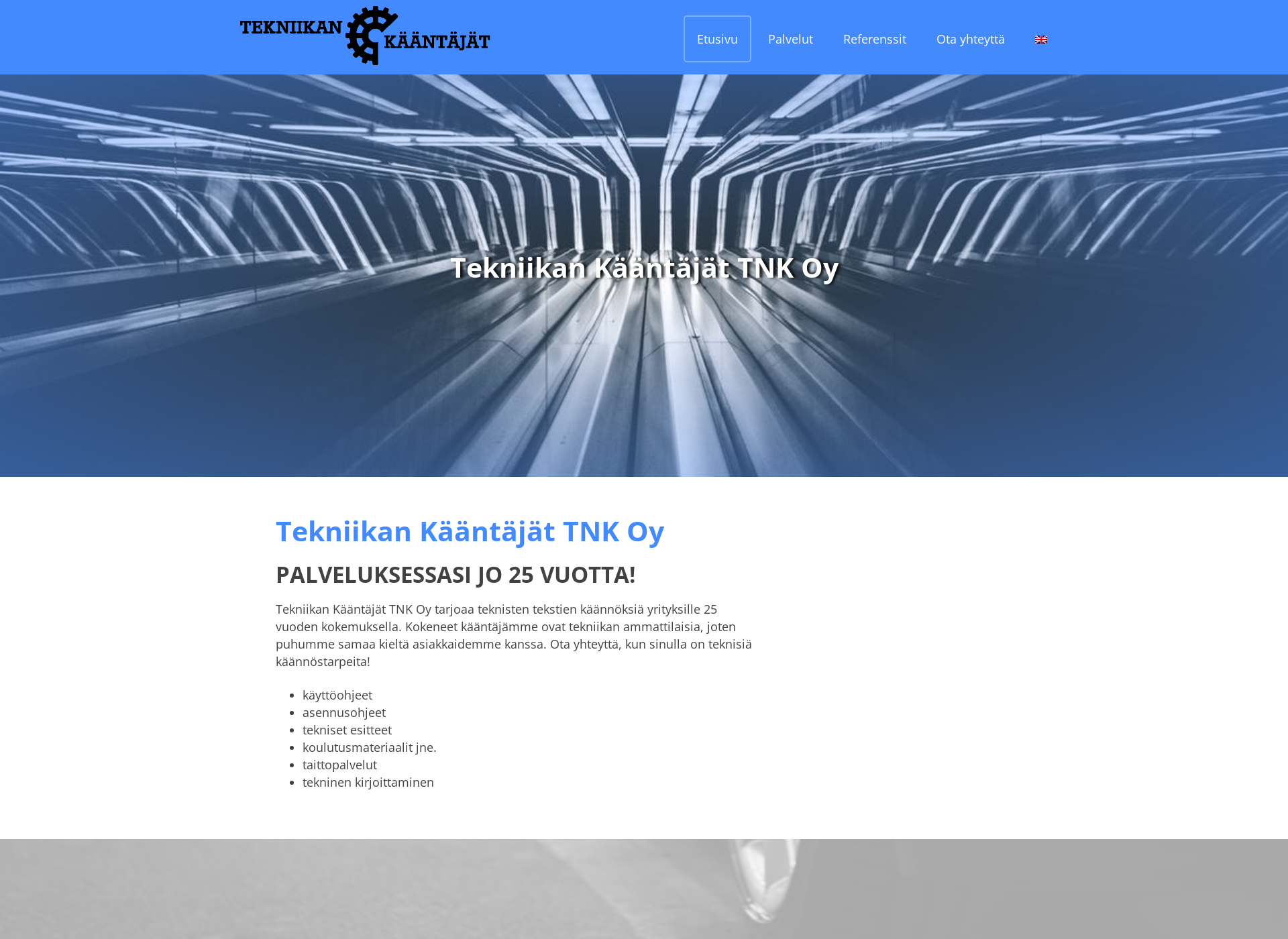Screenshot for tekniikankaantajat.fi