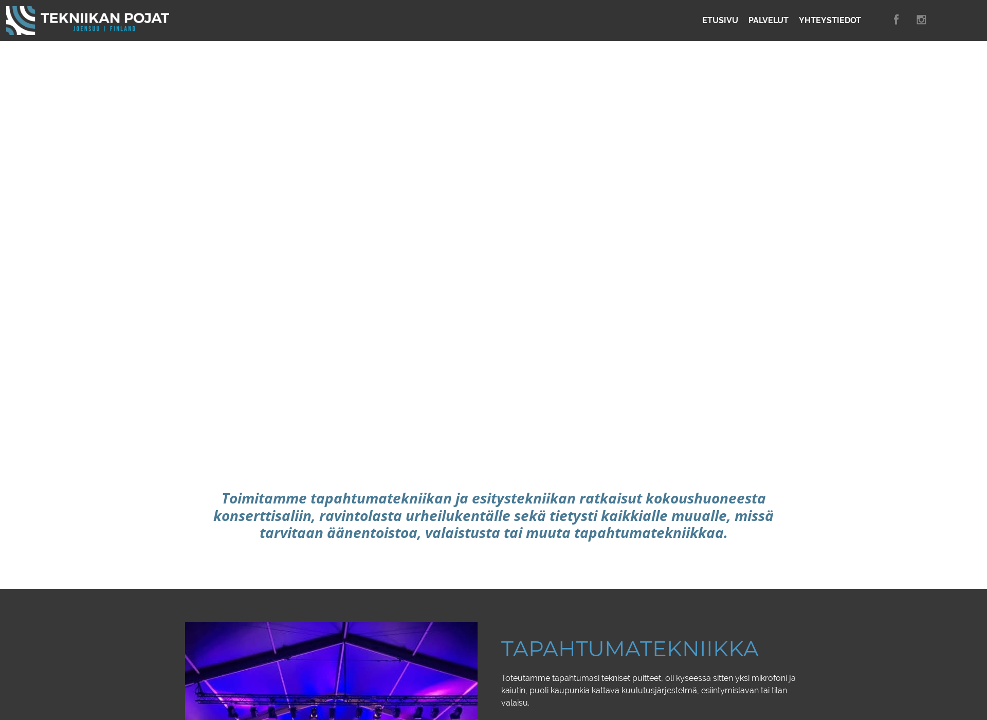 Skärmdump för tekniikanpojat.fi