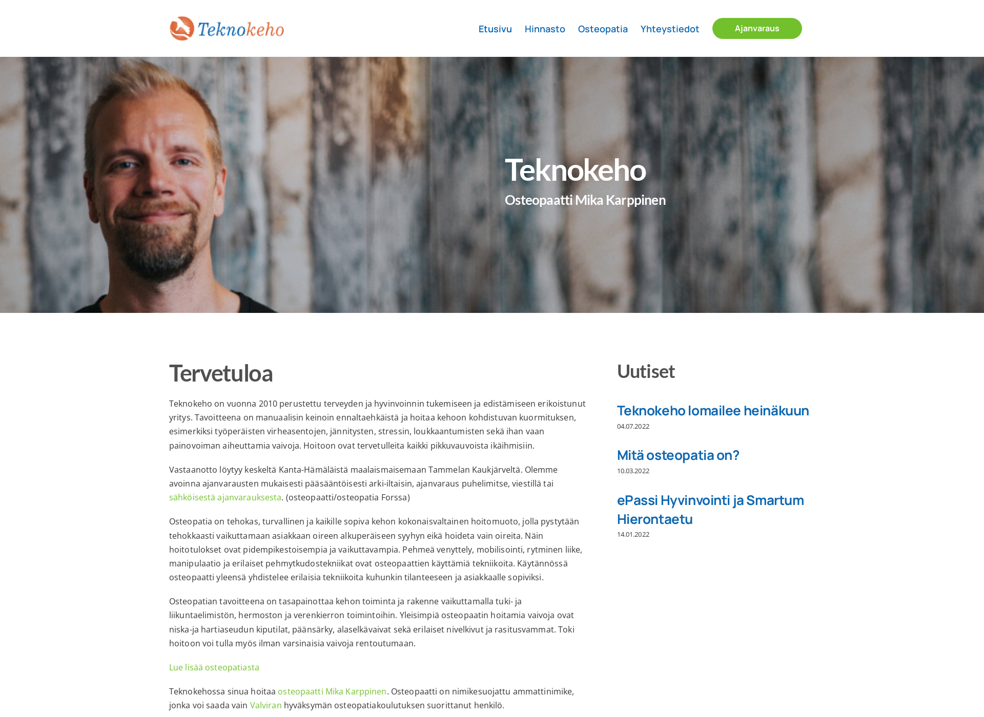 Screenshot for teknokeho.fi