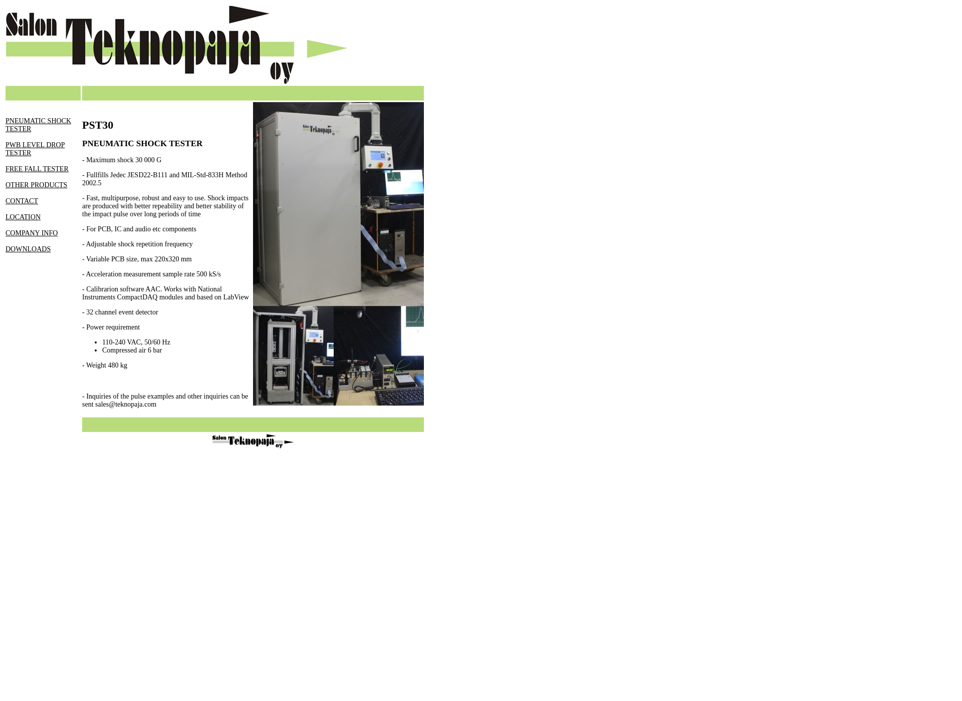 Skärmdump för teknopaja.com