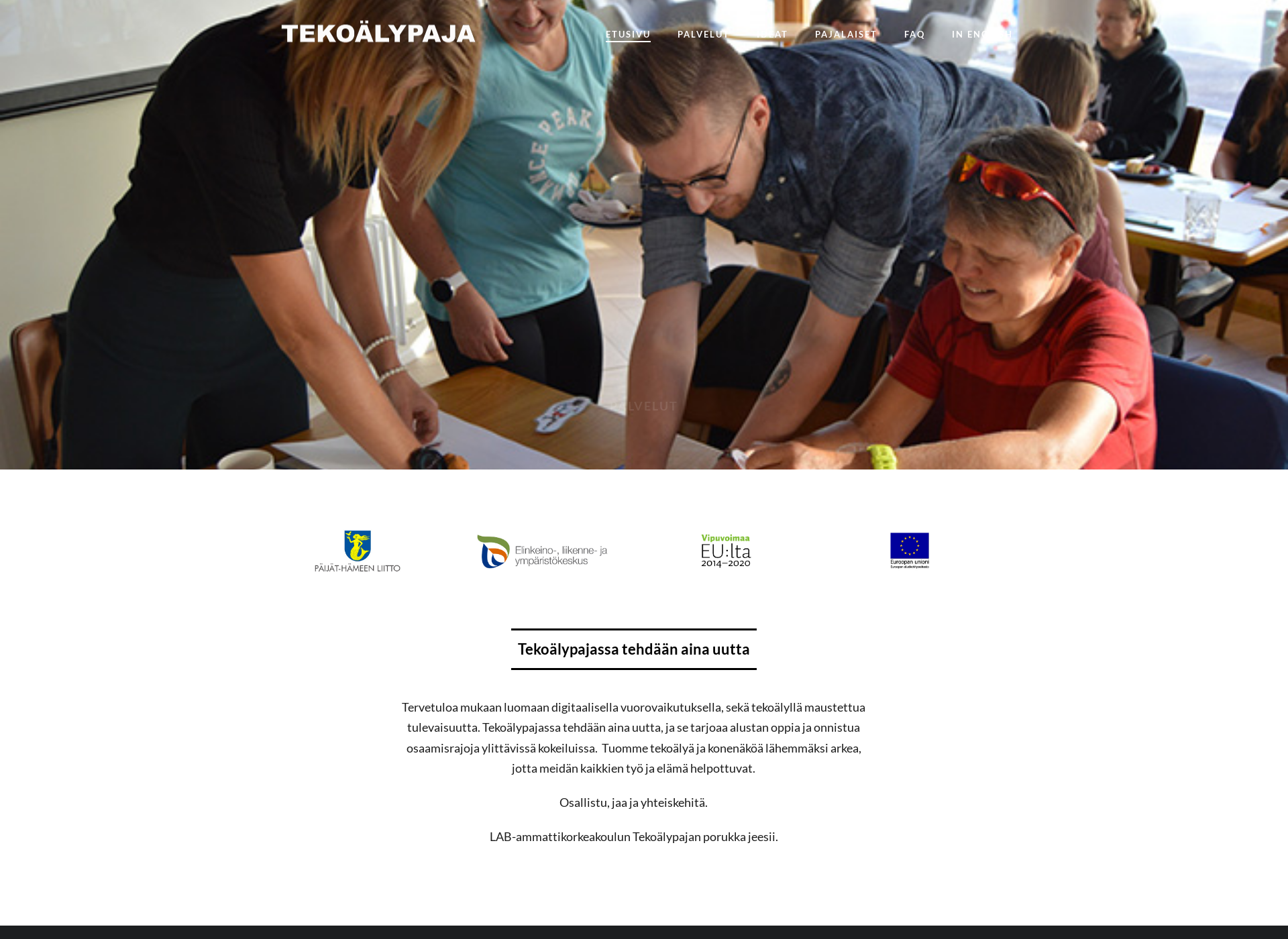 Screenshot for tekoalypaja.fi