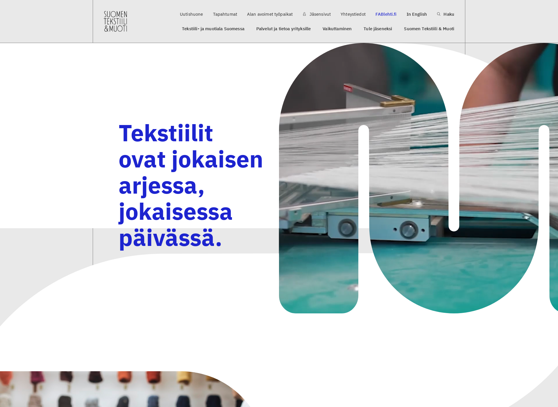 Screenshot for tekstiilinjamuodinpaiva.fi