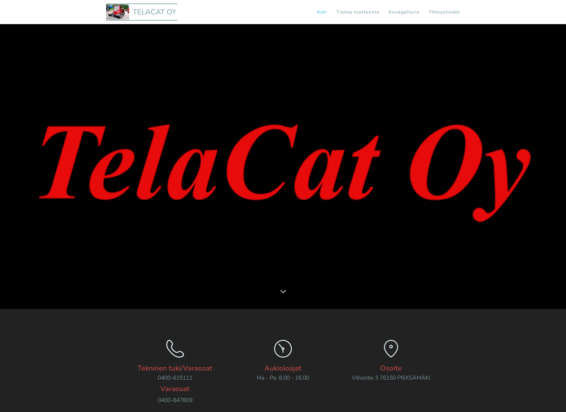 Screenshot for telacat.fi