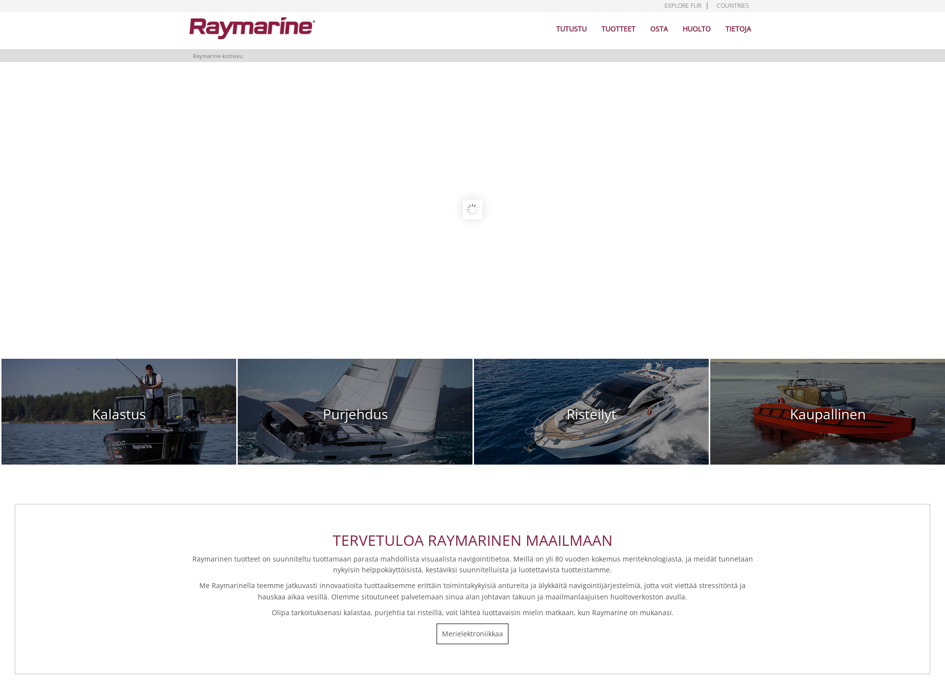 Screenshot for teledyne-raymarine.fi