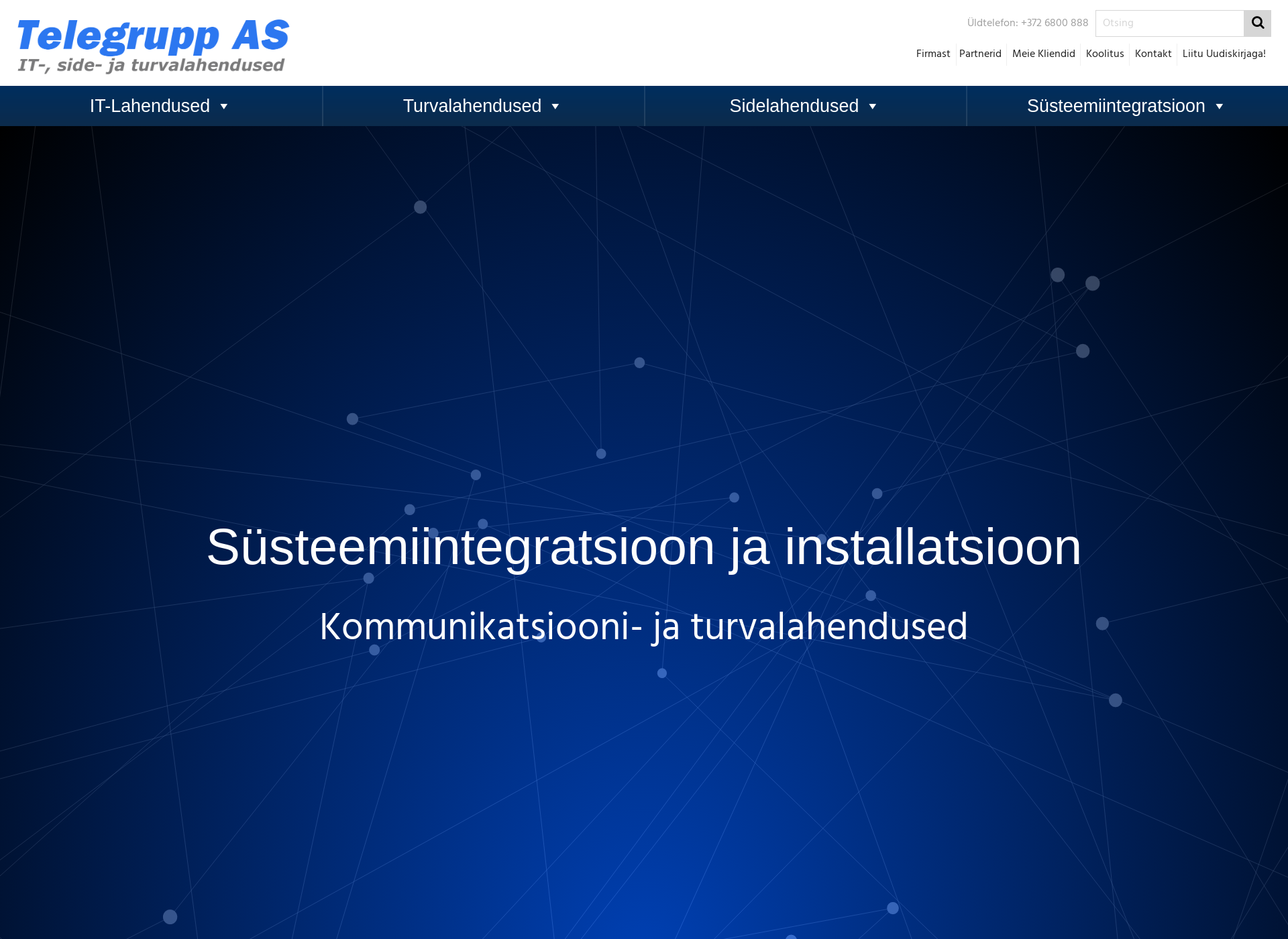 Screenshot for telegrupp.fi