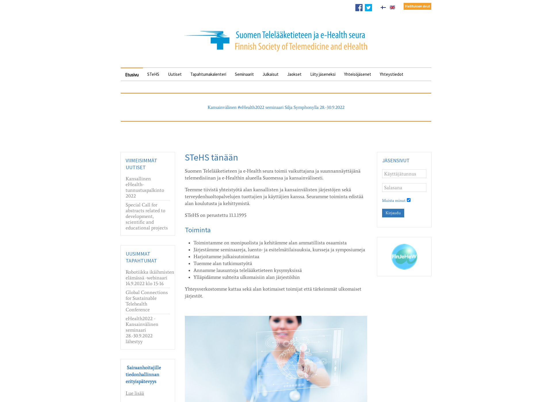 Screenshot for telemedicine.fi